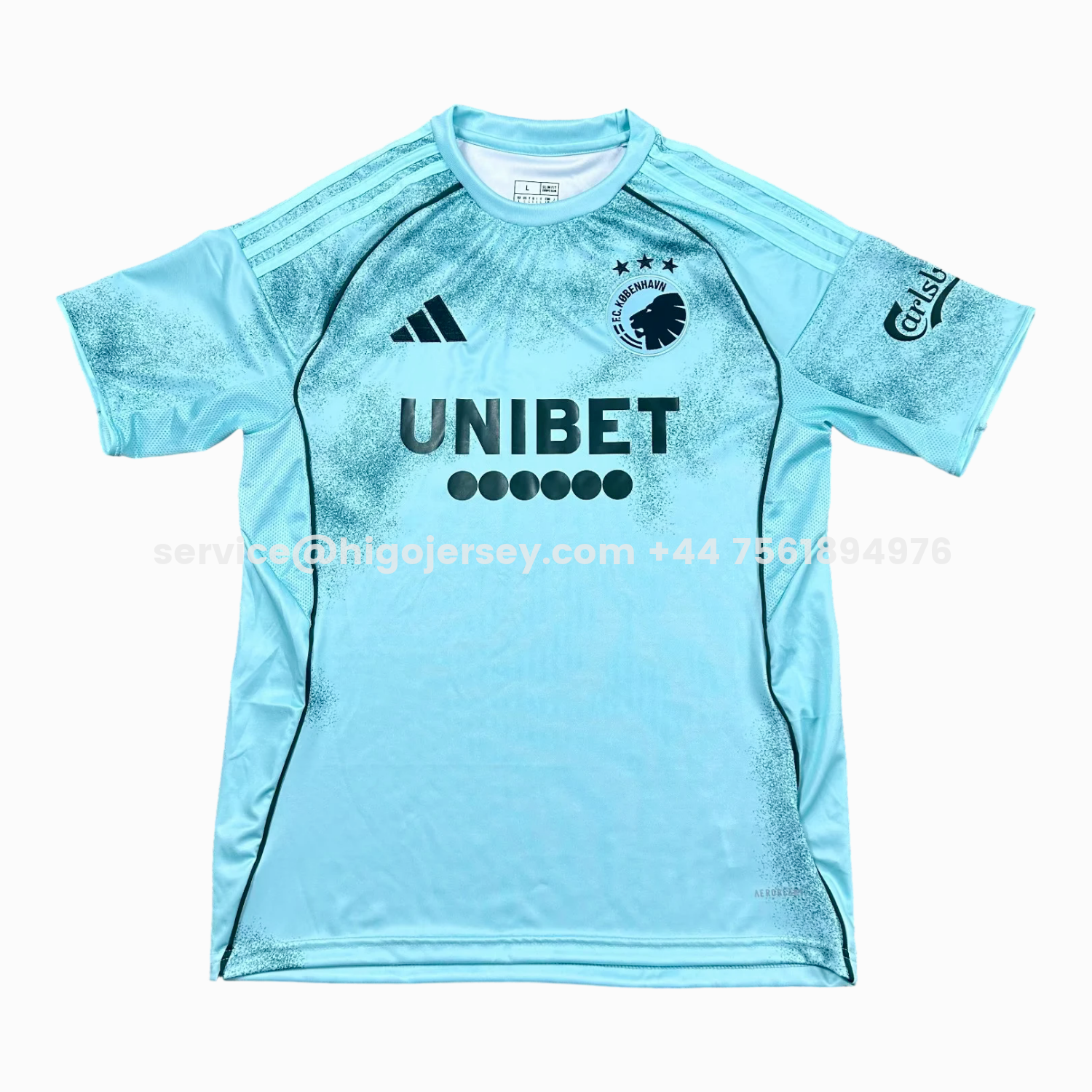 Higojerseys-Copenhagen 25-26 Third Cyan Jersey - Fans Version