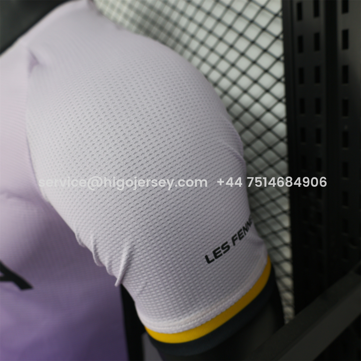 Higojerseys-Algeria 25-26 White-purple Gradient Jersey with Black Chest Text - Player Version