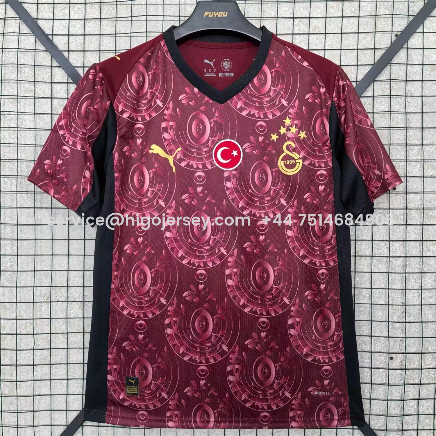 Higojerseys-Galatasaray 25-26 Third Unsponsored Jersey with Five Stars - Fans Version