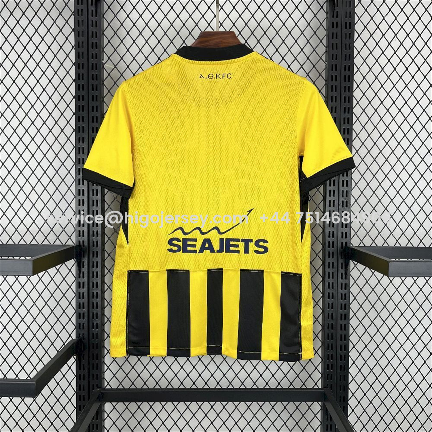 Higojerseys-AEK Athens 25-26 Home Yellow Jersey - Fans Version