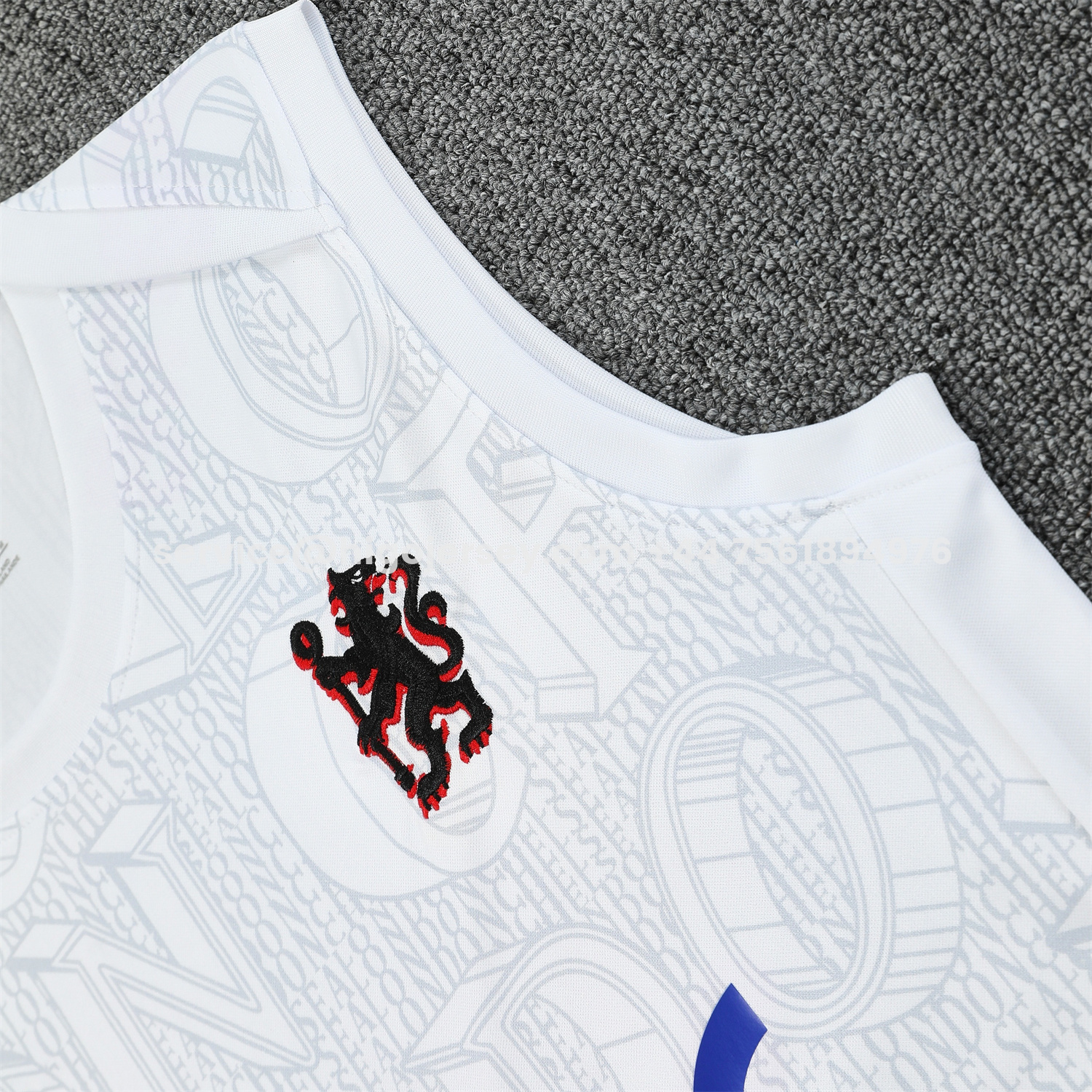 Higojerseys-C.h.e.l.s.e.a 25-26 Training Vest Suit - White
