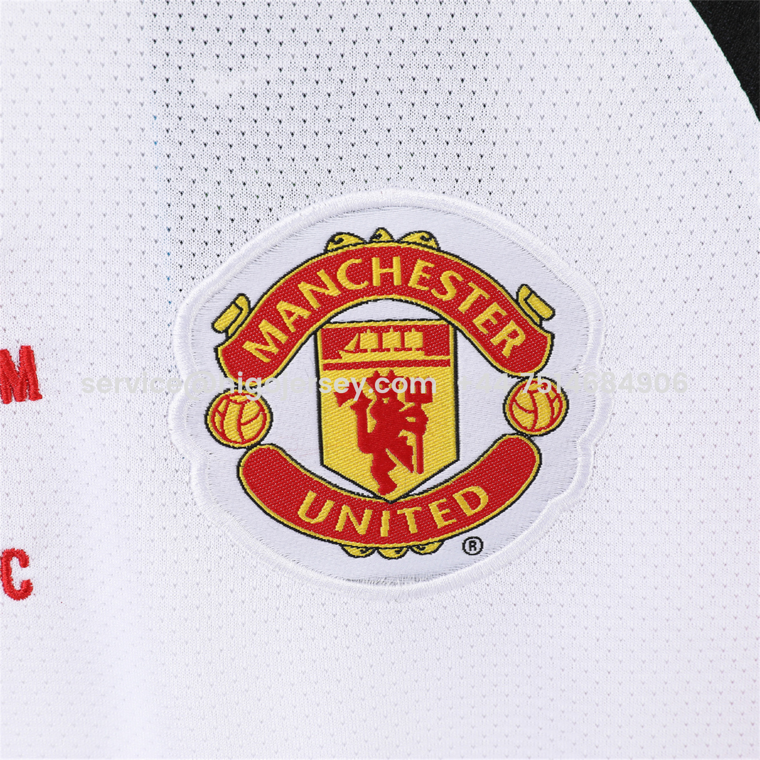 Higojerseys-Retro Manchester United 10-11 Away Long Sleeves Jersey - Champions League Final Version