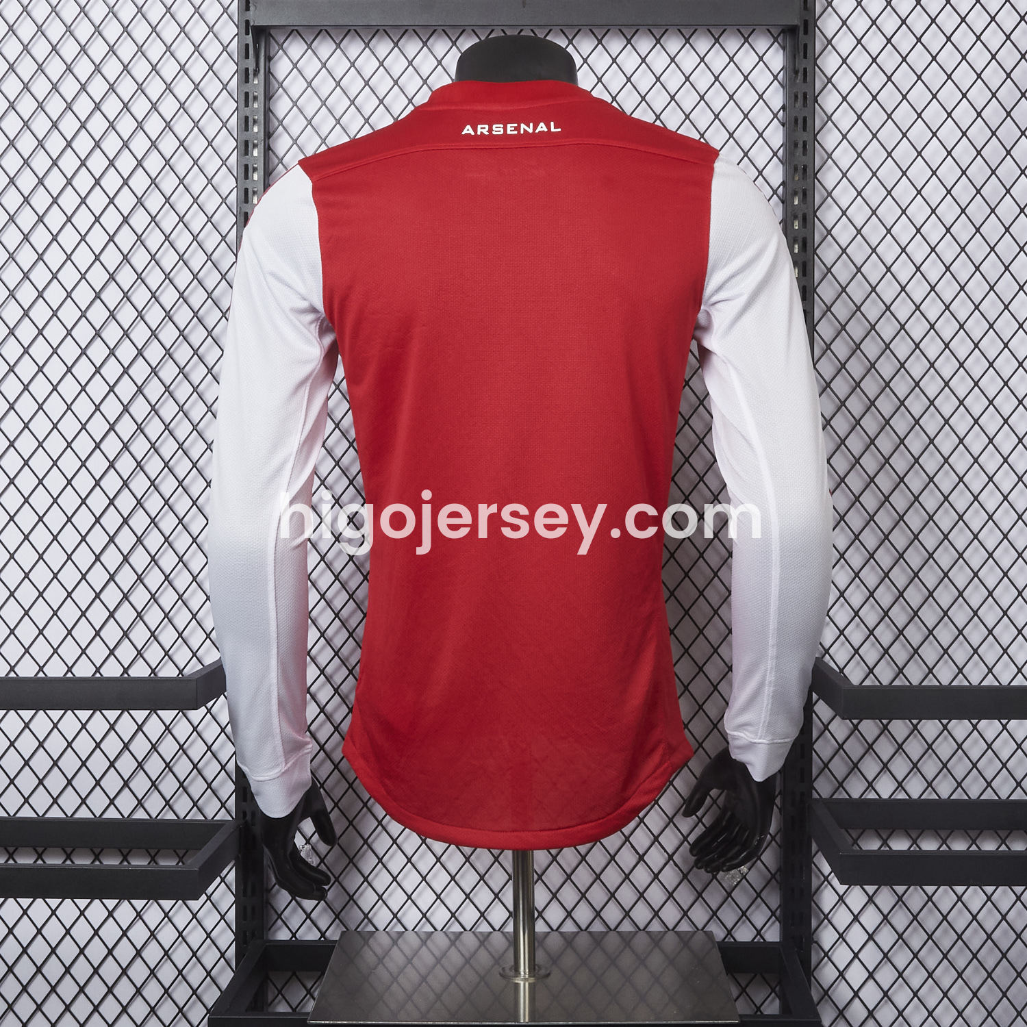 Higojerseys-Retro Arsenal 2011-12 Home Long Sleeve Jersey - Player Version
