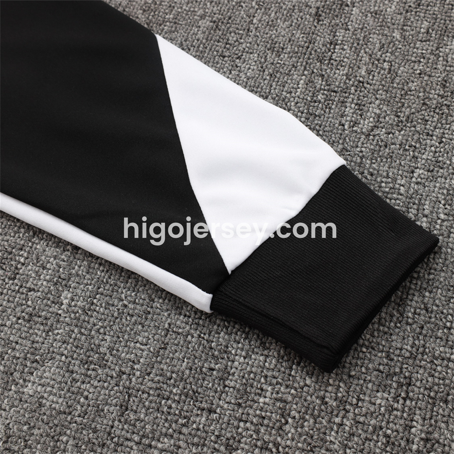 Higojerseys-Corinthians 25-26 Jacket Training Tracksuit - White Jackets & Black Pants