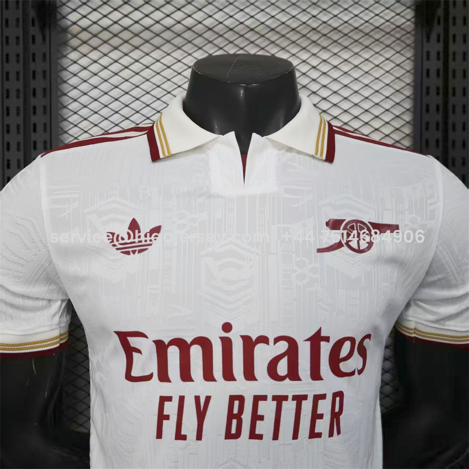 Higojerseys-Arsenal 25-26 Third White Jersey - Player Version