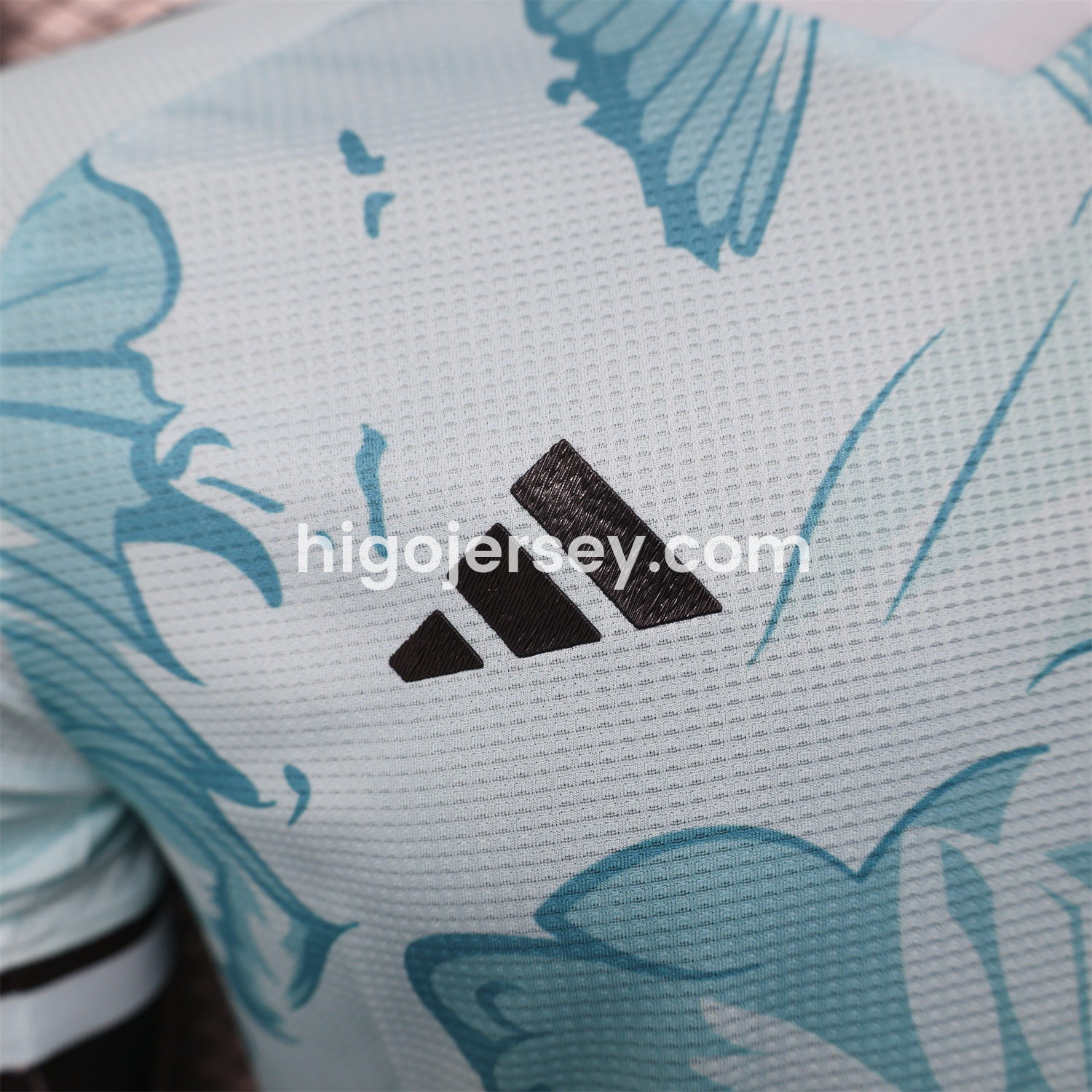Higojerseys-Algeria 25-26 Light Blue Flower Pattern Special Edition Jersey - Player Version