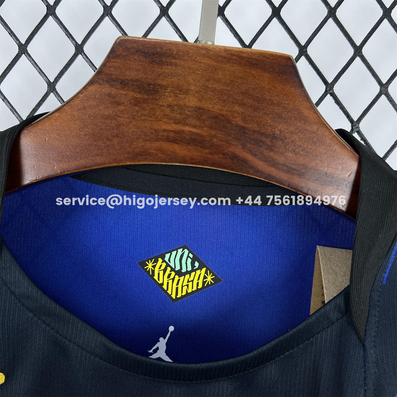 Higojerseys-Brazil 2026 Away Blue Jersey - Fans Version