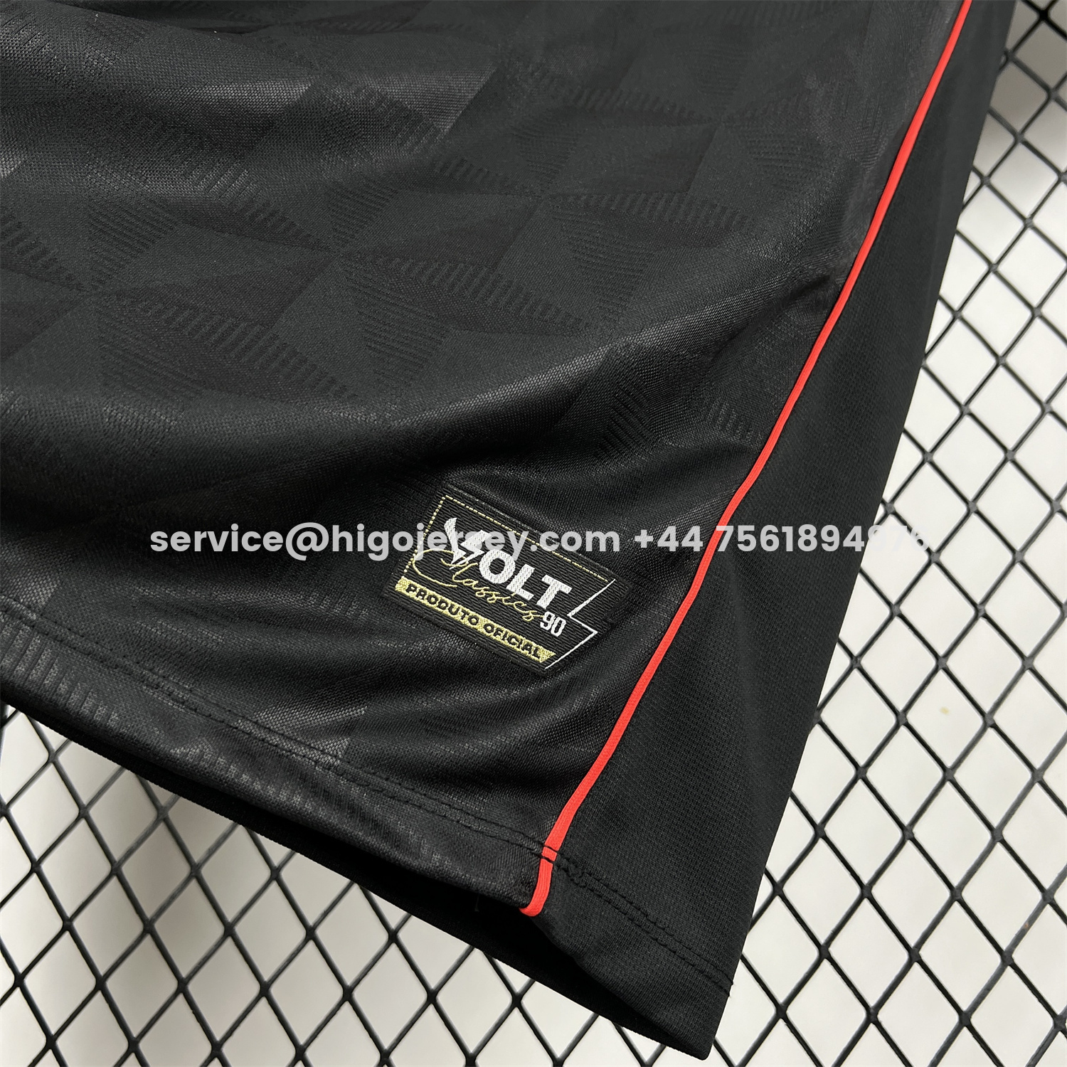 Higojerseys-Esporte Clube Vitória 25-26 Third Unsponsored Black Polo Jersey - Fans Version