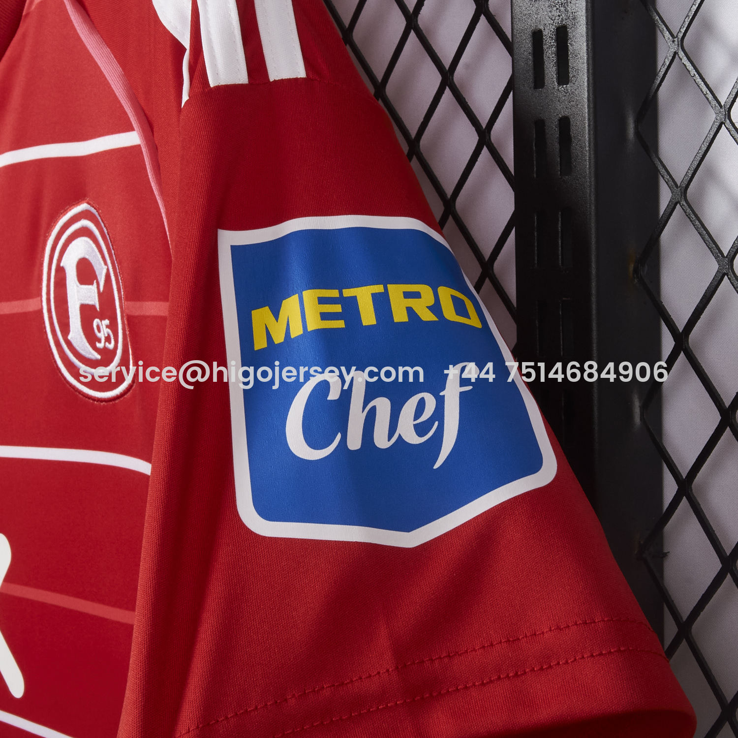 Higojerseys-Fortuna Düsseldorf 25-26 Home Jersey - Fans Version