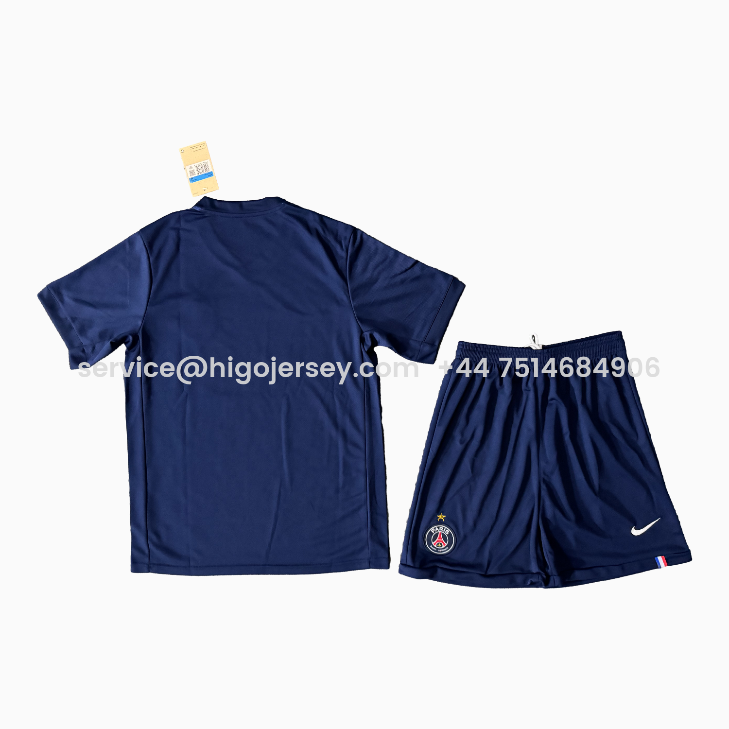Higojerseys-Paris Saint-Germain PSG 25-26 Home Men's Adult Jersey Set - Fans Version