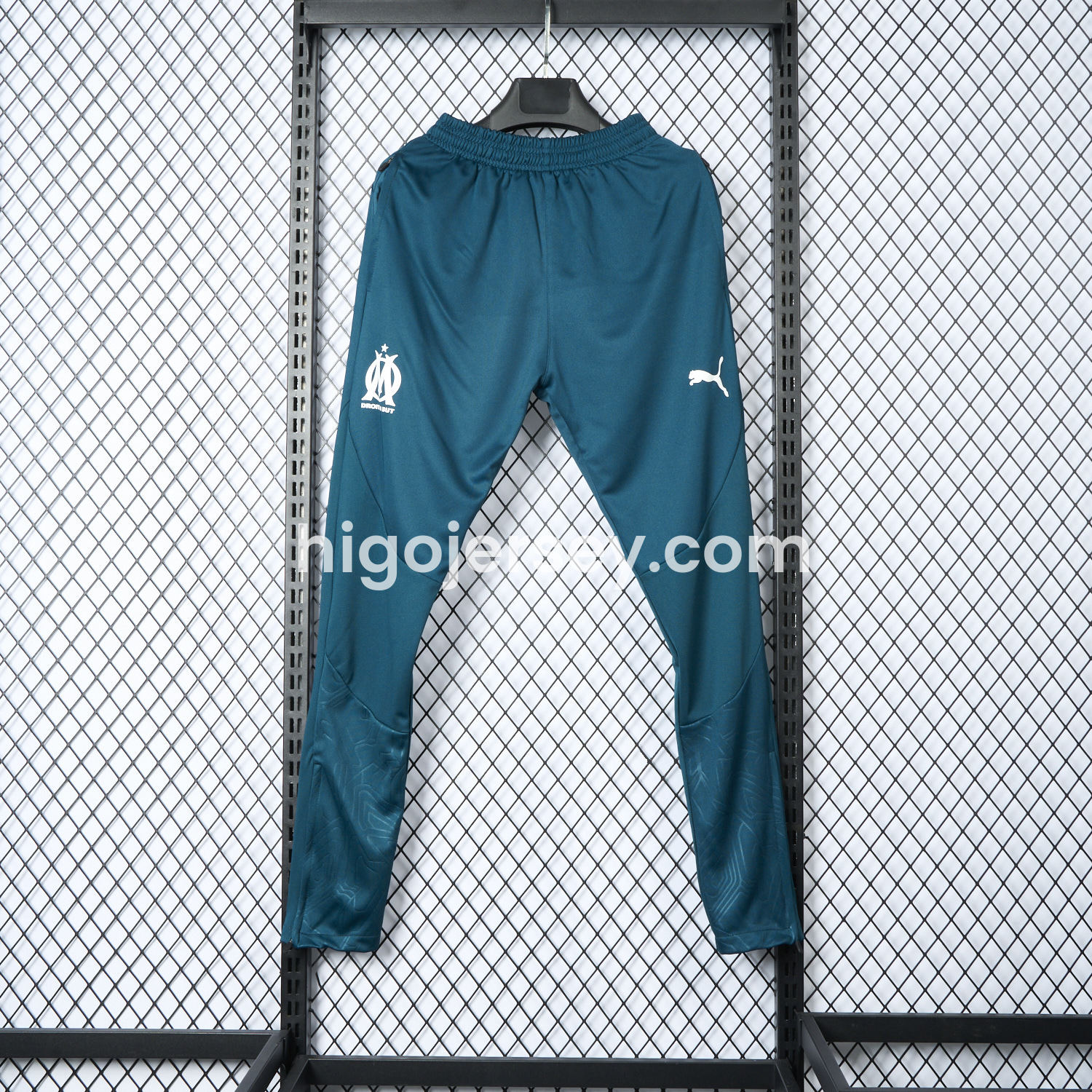 Higojerseys-Marseille 24-25 Royal Deep Teal Training Pants - Player Version