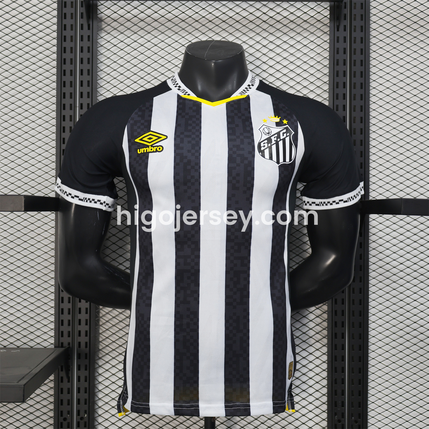 Higojerseys-Santos 25-26 Away Unsponsored Jersey - Player Version
