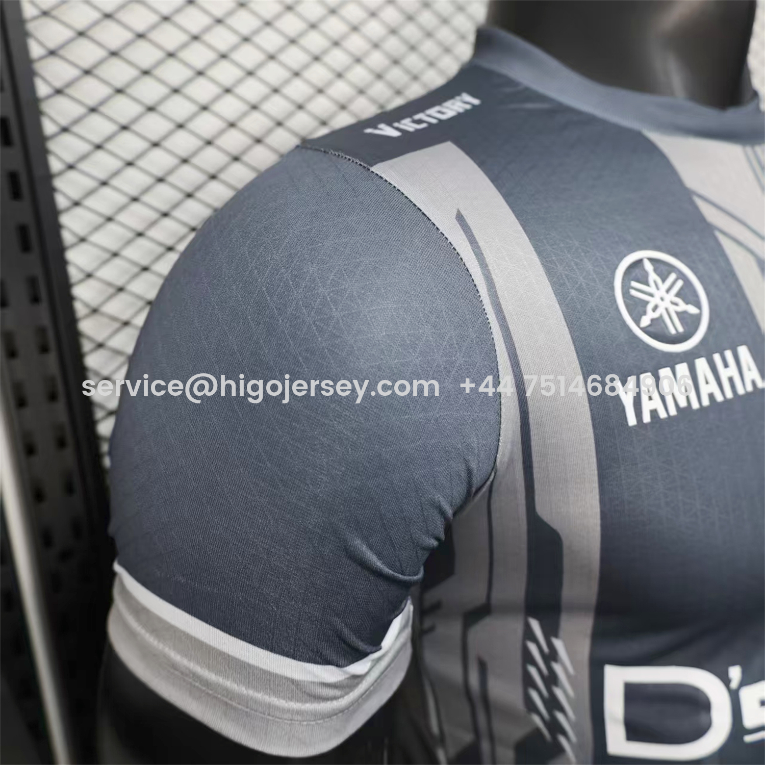 Higojerseys-Marseille 25-26 Grey Stripes Special Jersey - Player Version