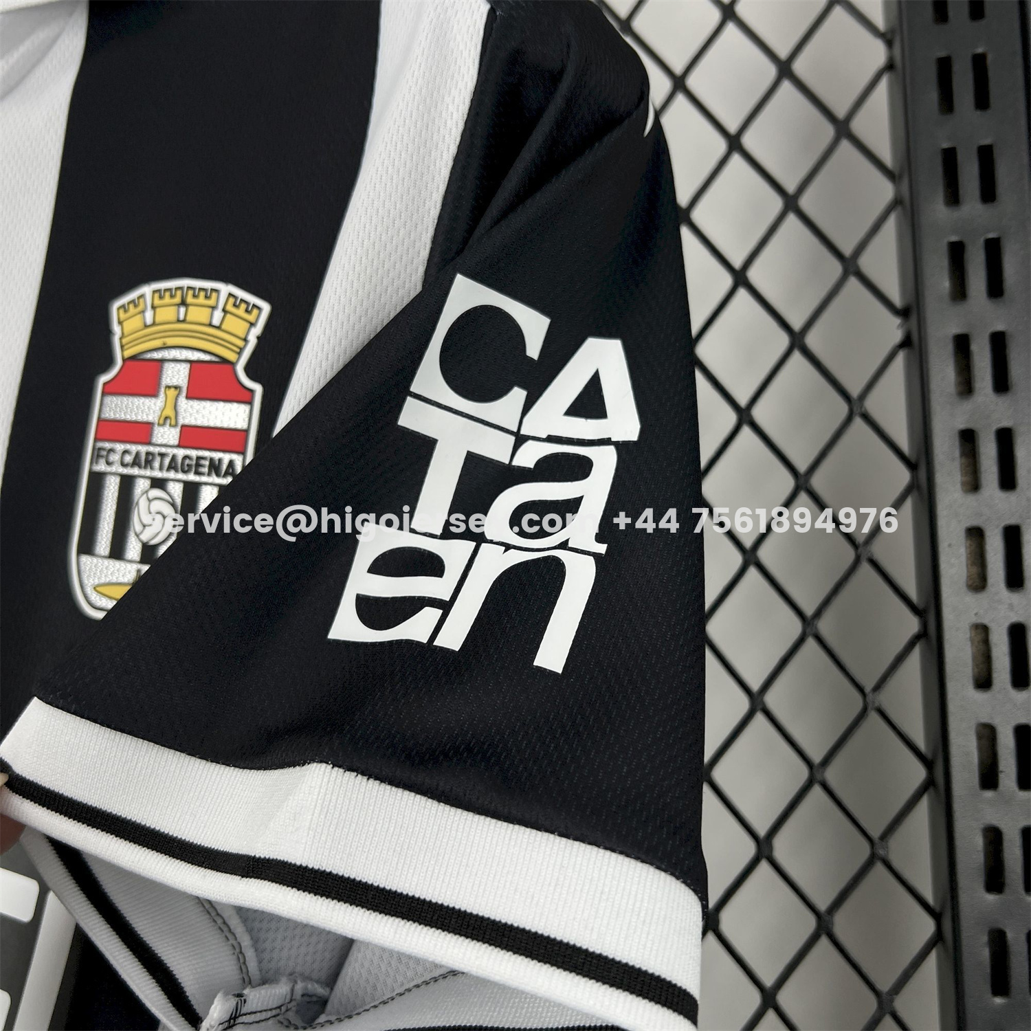 Higojerseys-FC Cartagena 25-26 Home White And Black Jersey - Fans Version