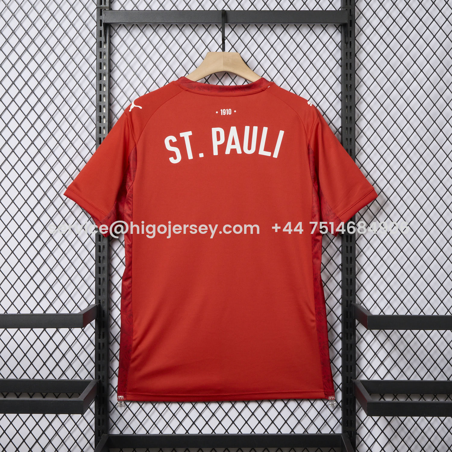 Higojerseys-St. Pauli 25-26 Fourth Red Jersey - Fans Version