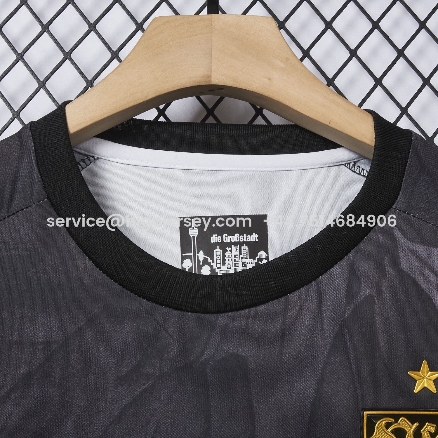 Higojerseys-VfB Stuttgart 25-26 Third Black Jersey - Fans Version