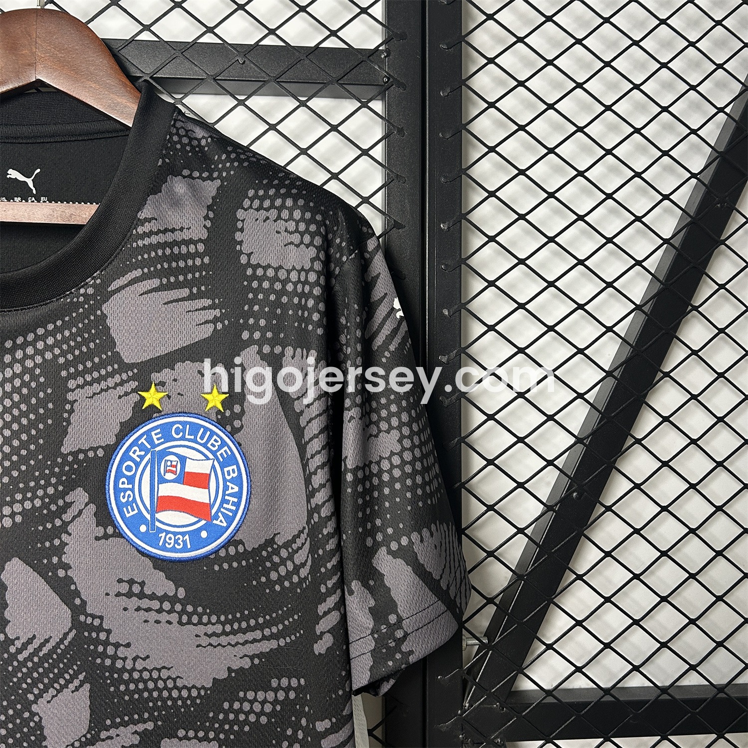 Higojerseys-Bahia 25-26 Black Goalkeeper Jersey - Fans Version