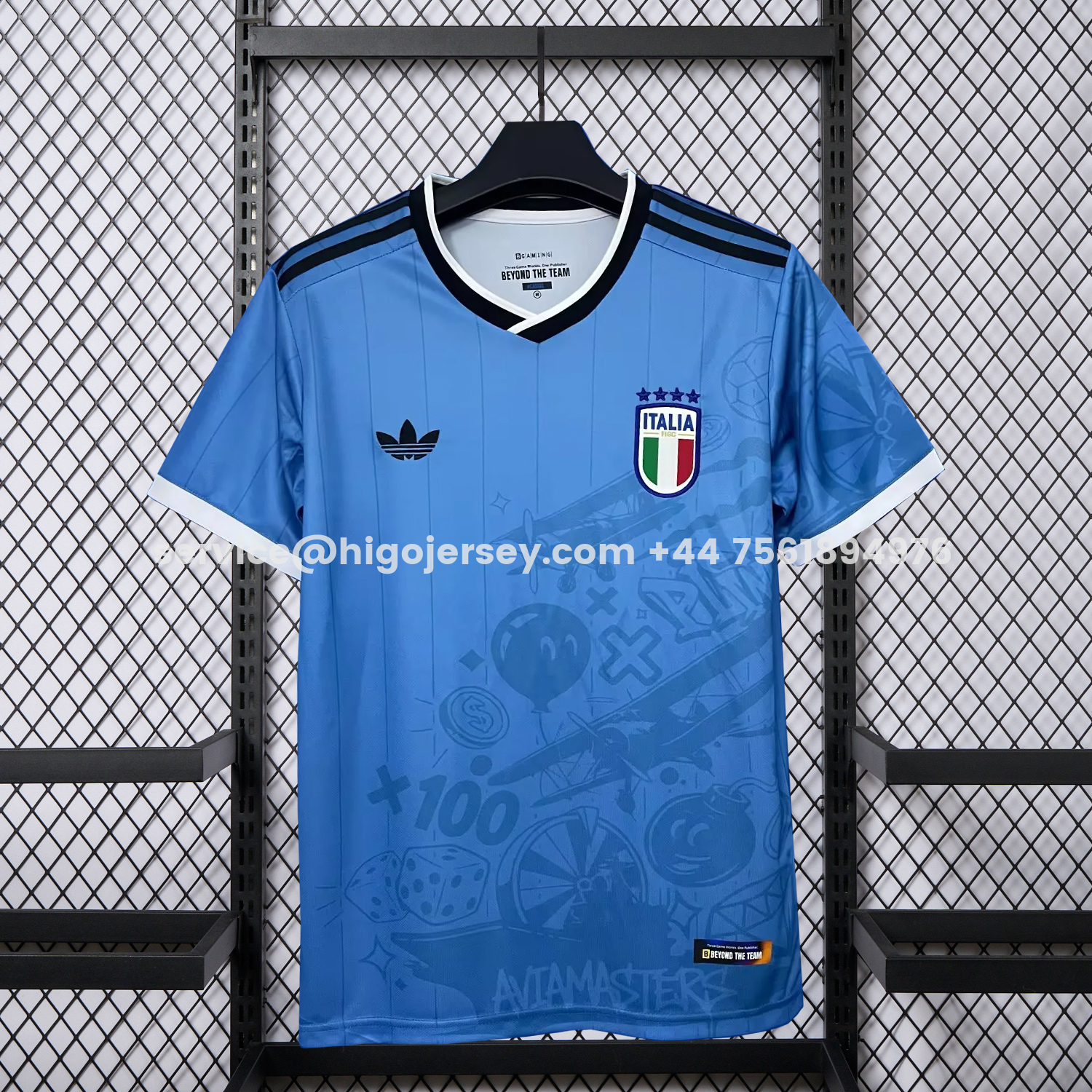 Higojerseys-Italy 2026 BGAMING Special Blue Jersey - Fans Version
