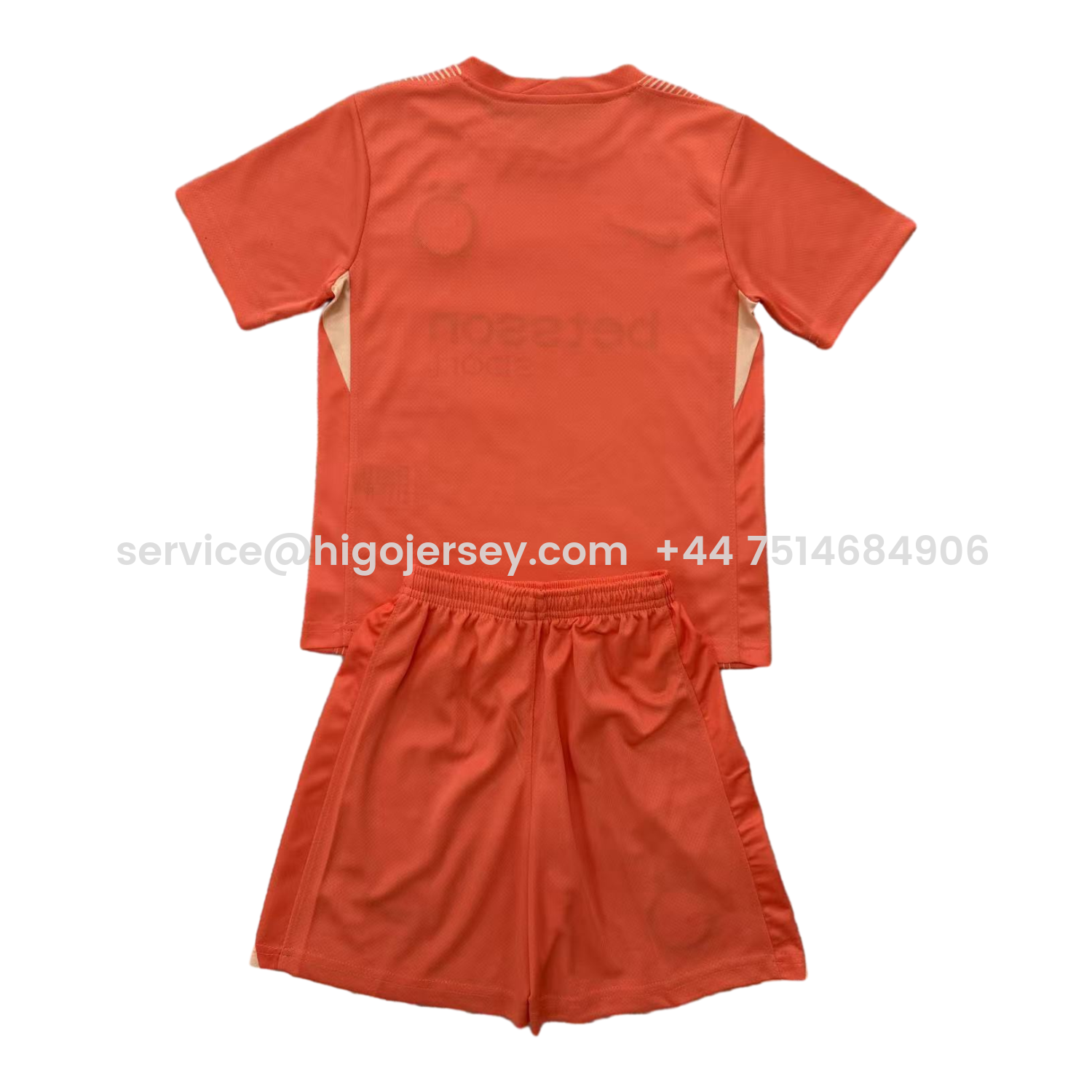 Higojerseys-Inter Milan 25-26 Orange Goalkeeper Kids Kit