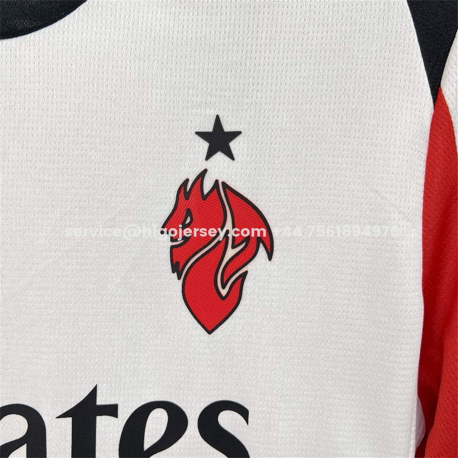 Higojerseys-AC Milan 25-26 Away White Long Sleeves Jersey - Fans Version