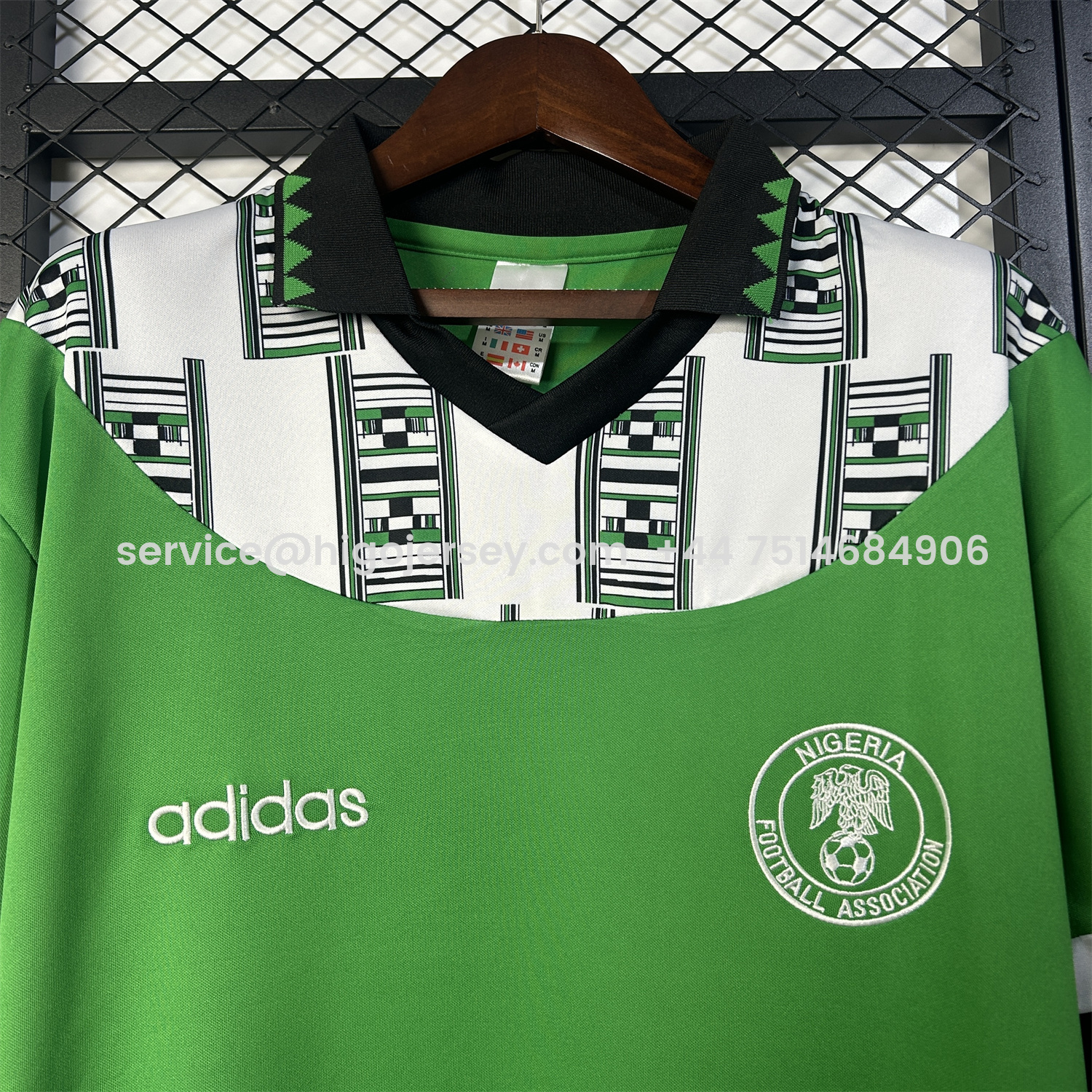 Higojerseys-Retro Nigeria 1994 Home Jersey
