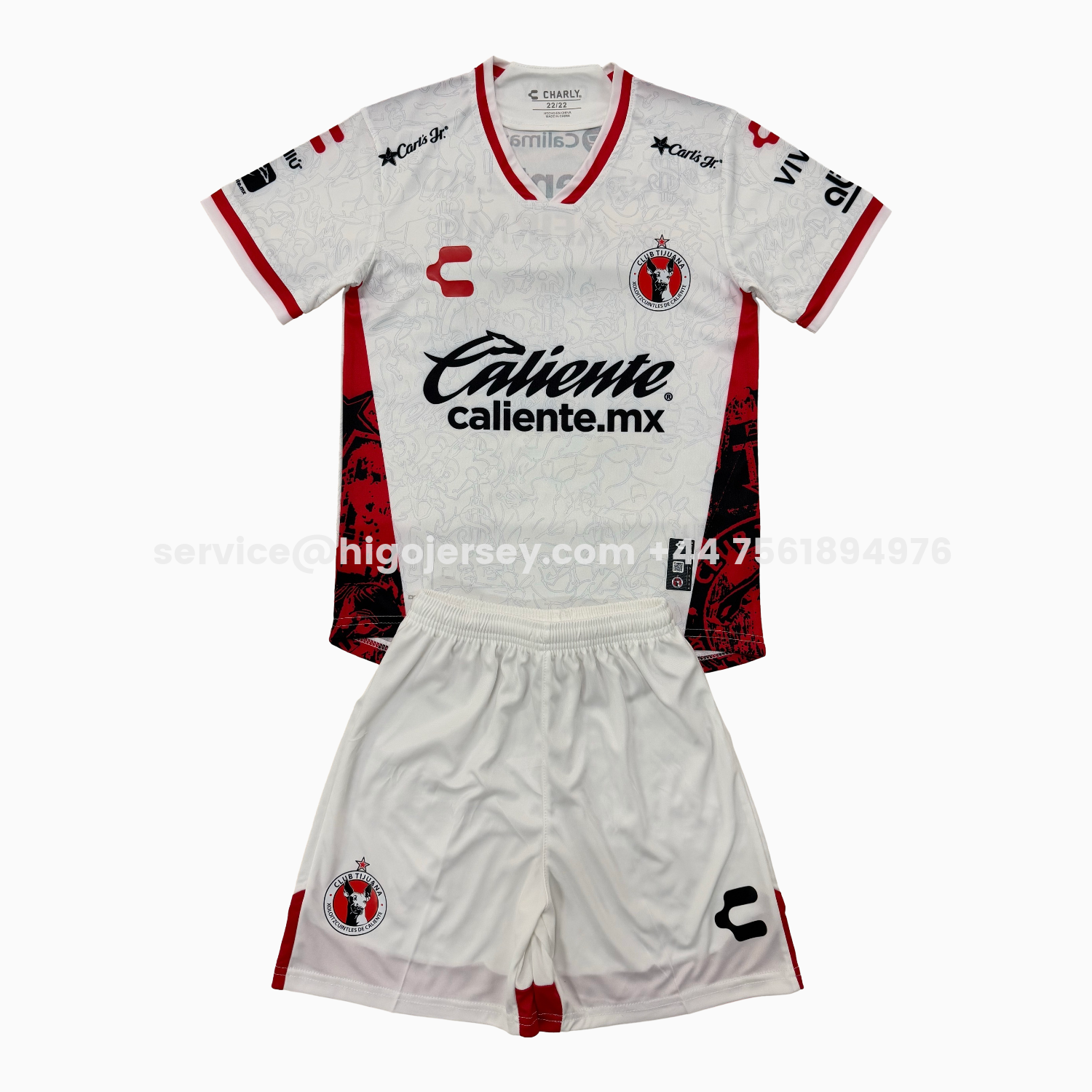Higojerseys-Club Tijuana 25-26 Away Men's Adult Jersey Set - Fans Version