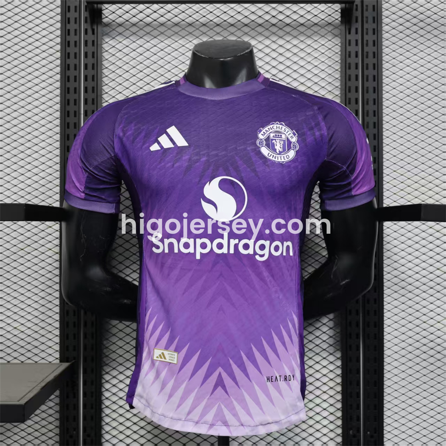 Higojerseys-Manchester United 24-25 Purple Gradient Special Edition Jersey - Player Version