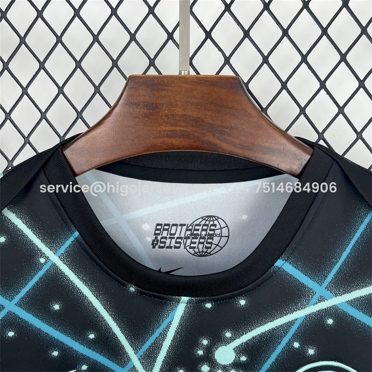 Higojerseys-Inter Milan 25-26 Blue Lines Black Pre-Match Training Jersey - Fans Version