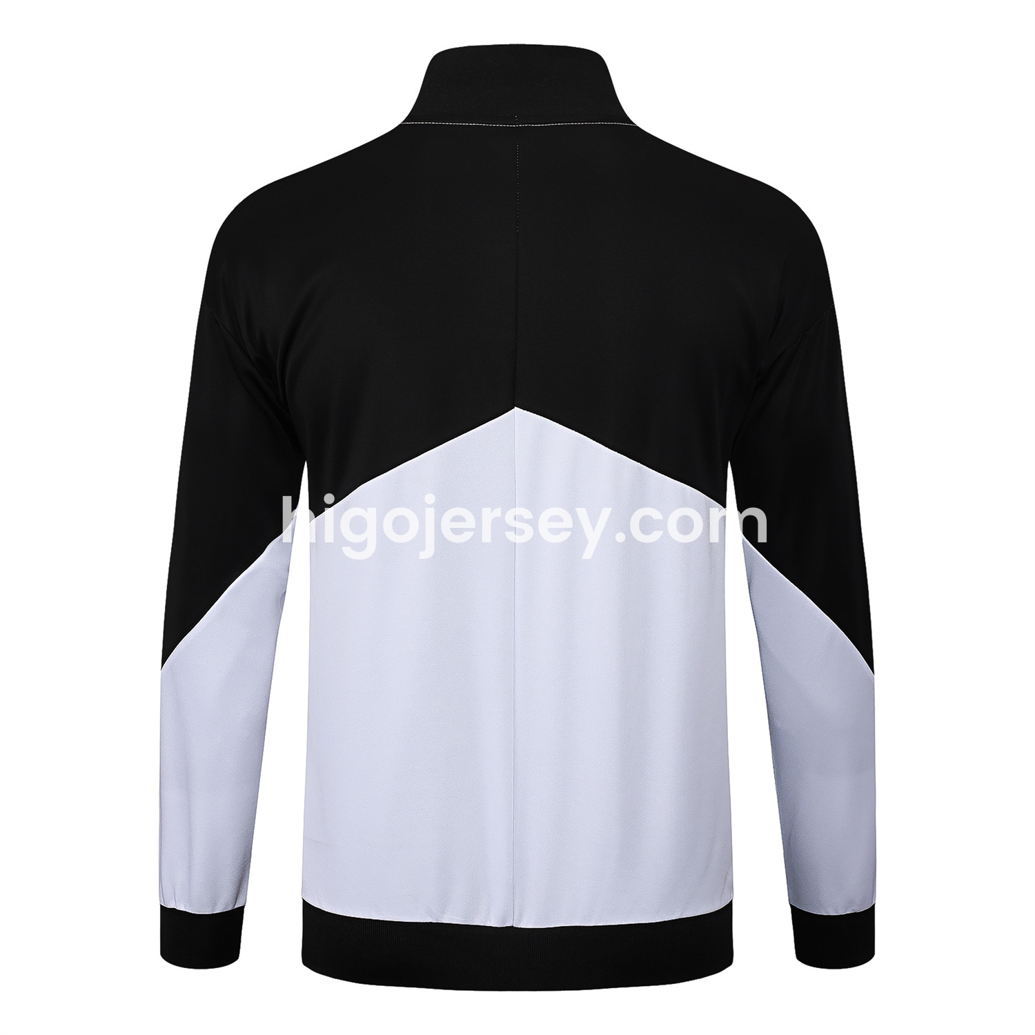 Higojerseys-Corinthians 25-26 Jacket Training Tracksuit - White Jackets & Black Pants