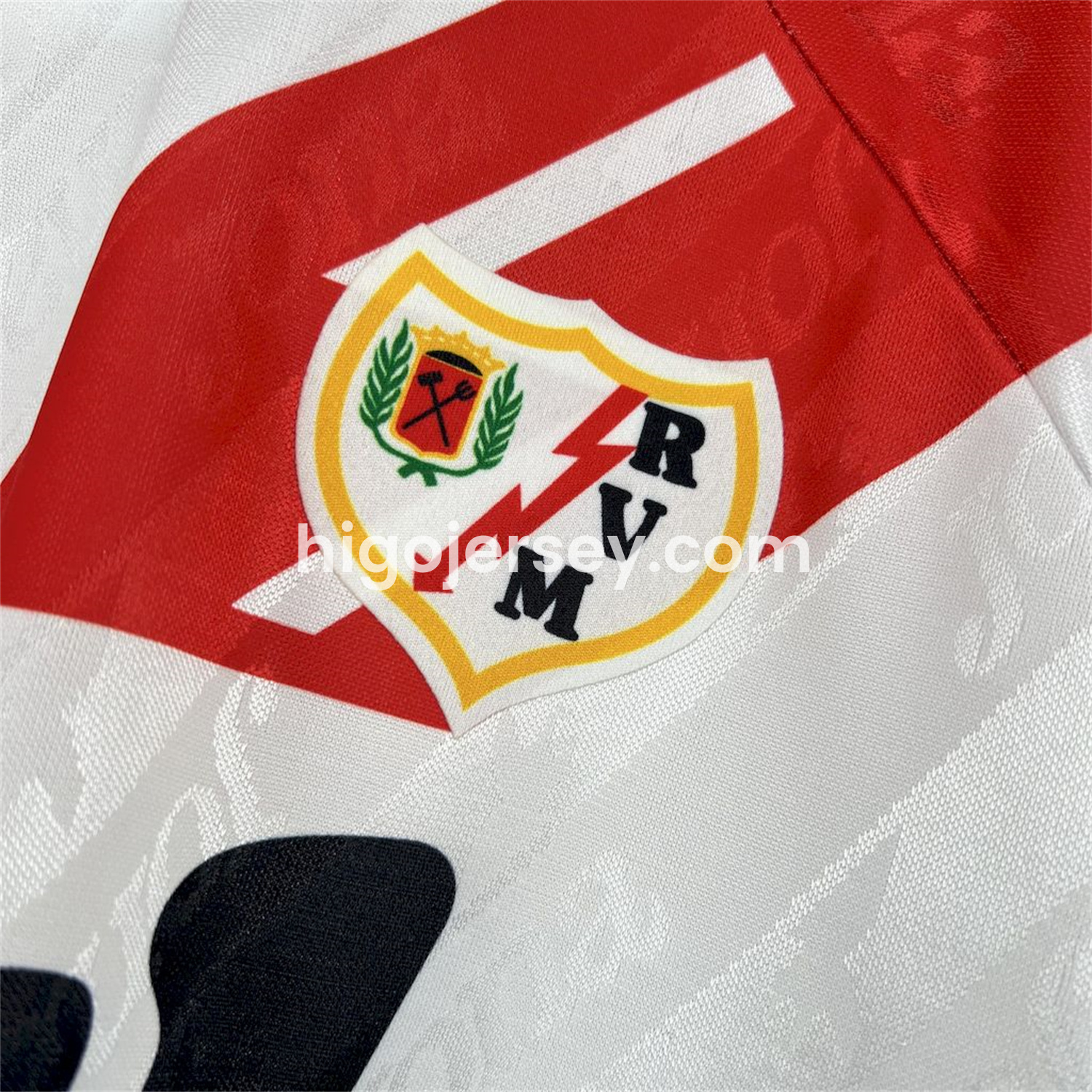 Higojerseys-Retro Rayo Vallecano 1994-95 Home Jersey