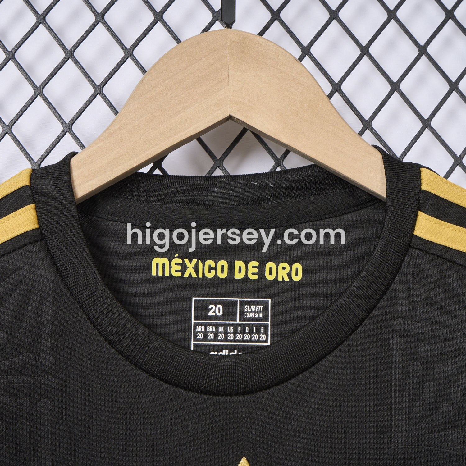 Higojerseys-Mexico 2025 Gold Cup Black Kids Kit