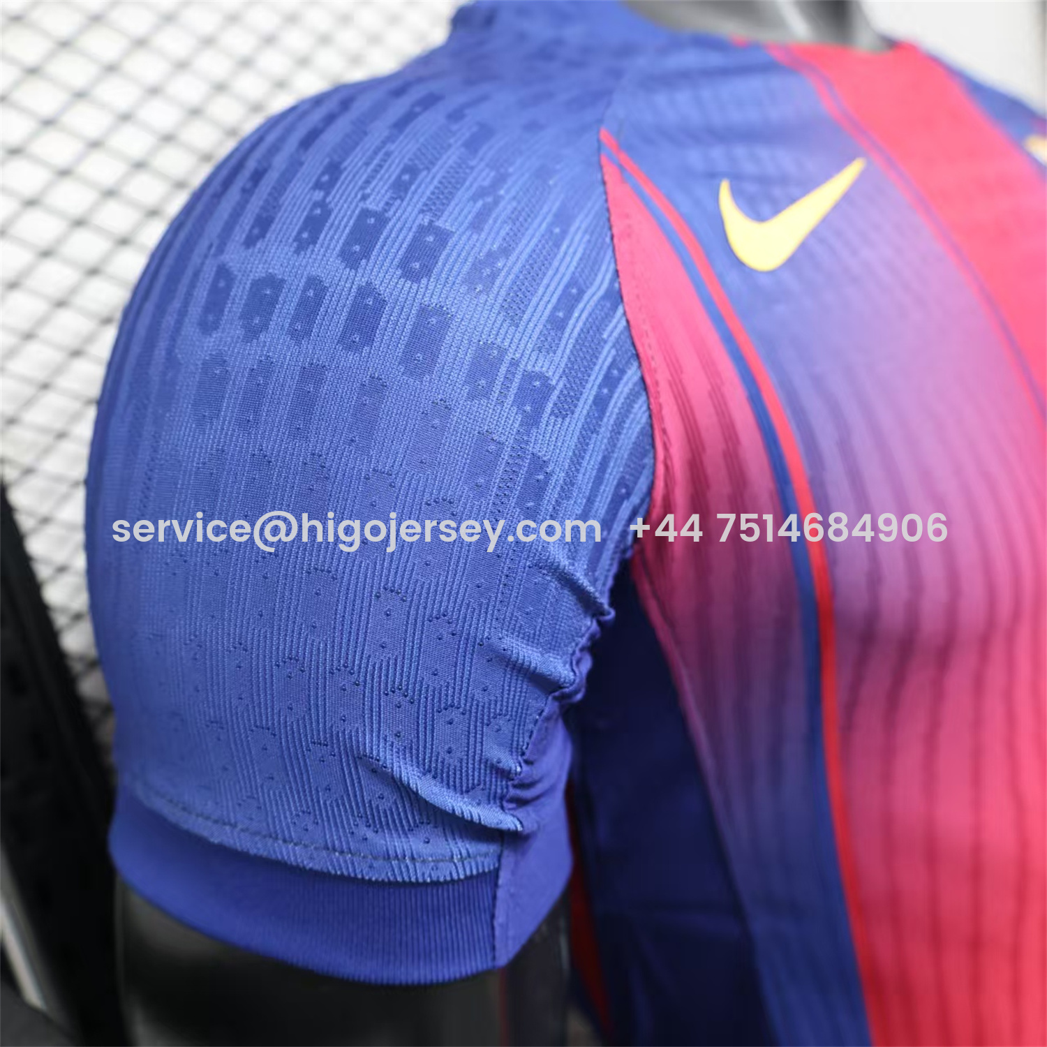 Higojerseys-Barcelona 25-26 Home Unsponsored Jersey - Player Version