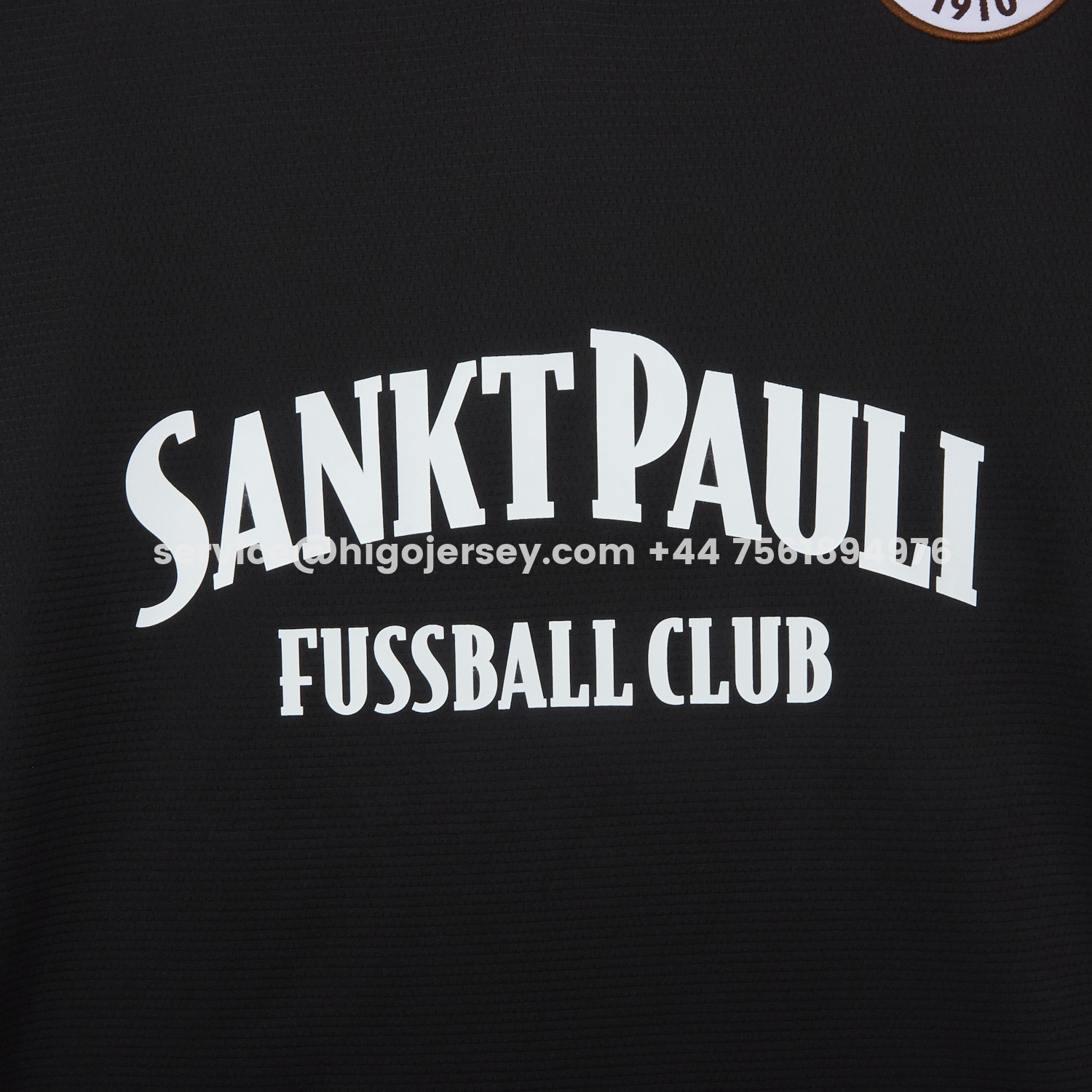 Higojerseys-St. Pauli 25-26 Retro Style Polo Jersey - Fans Version