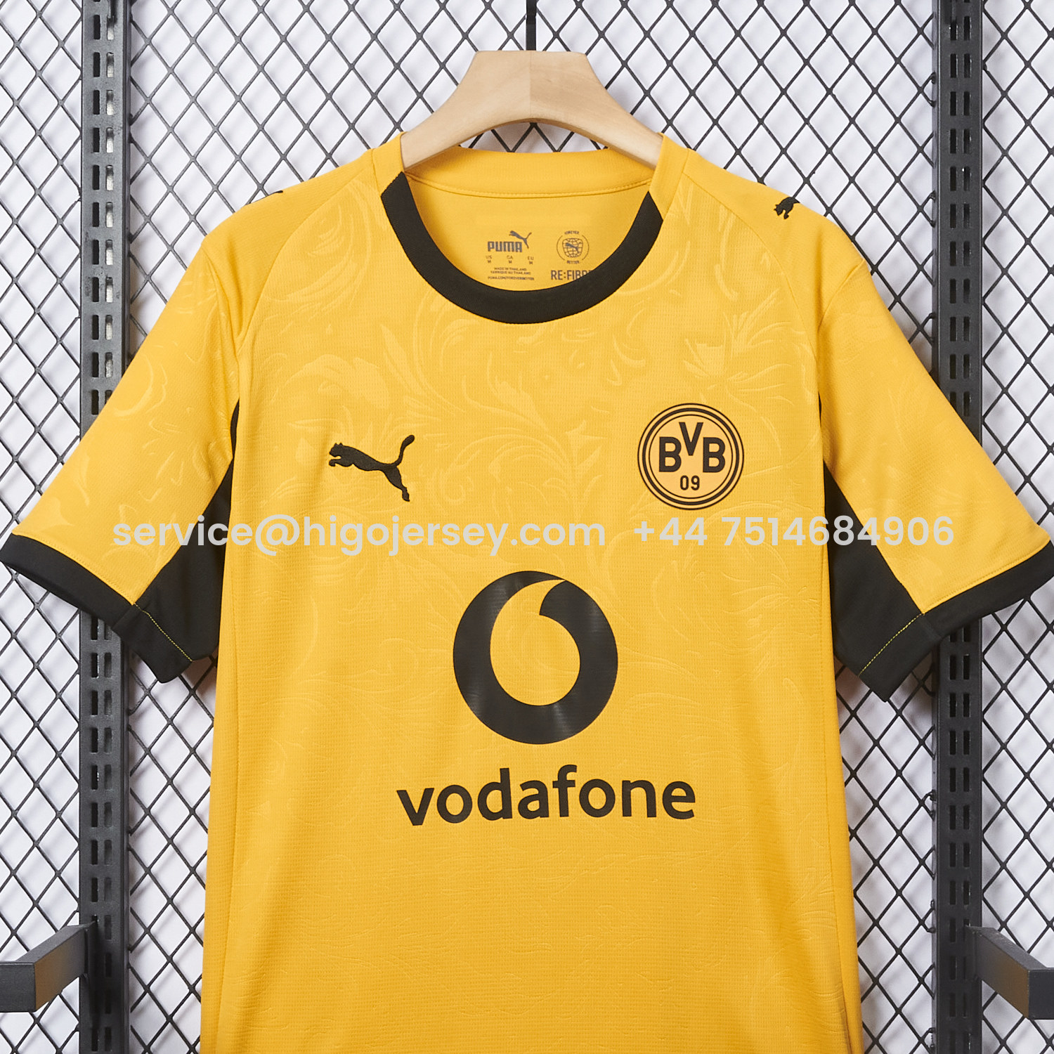 Higojerseys-Dortmund 25-26 Yellow Cup Jersey With Sponsors - Fans Version