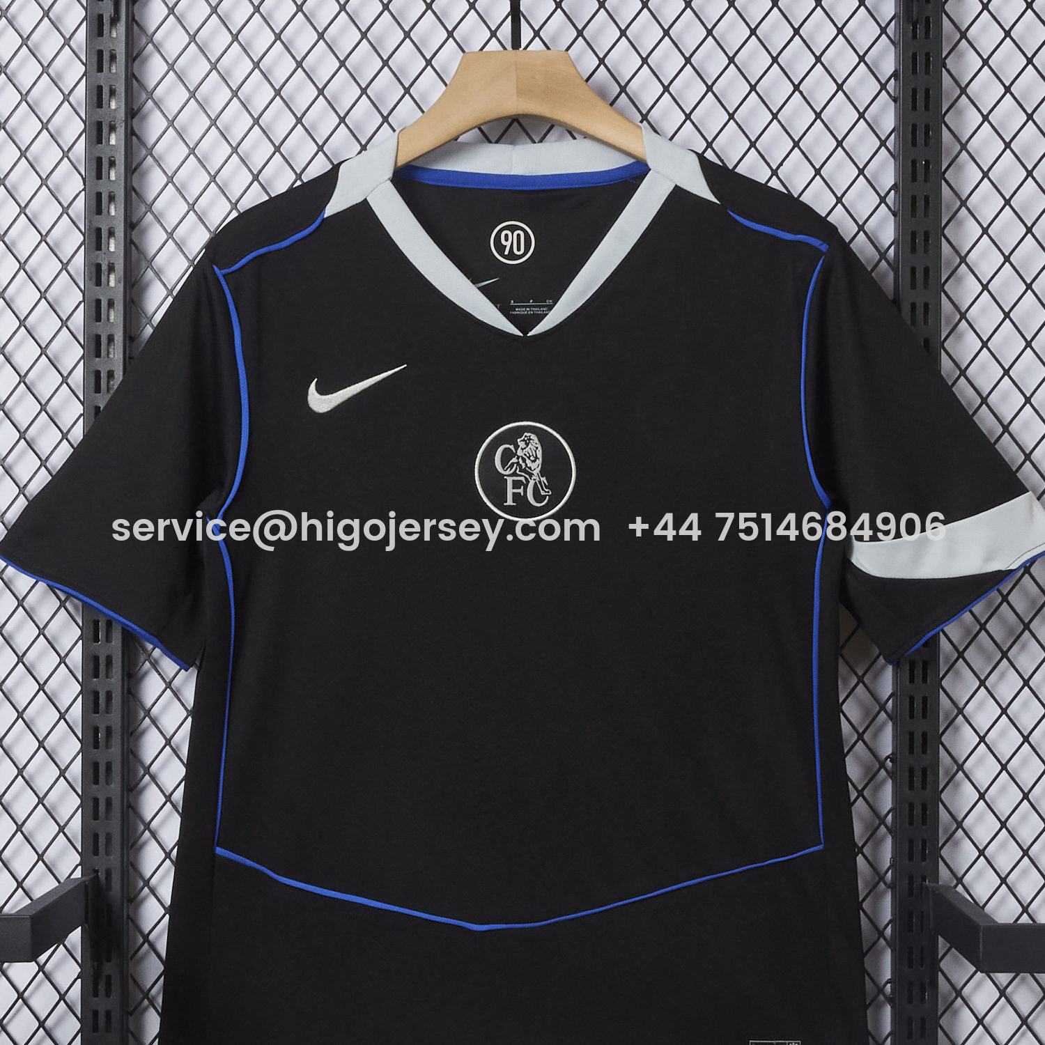 Higojerseys-C.H.E.L.S.E.A 25-26 Third Unsponsored Black Jersey - Fans Version