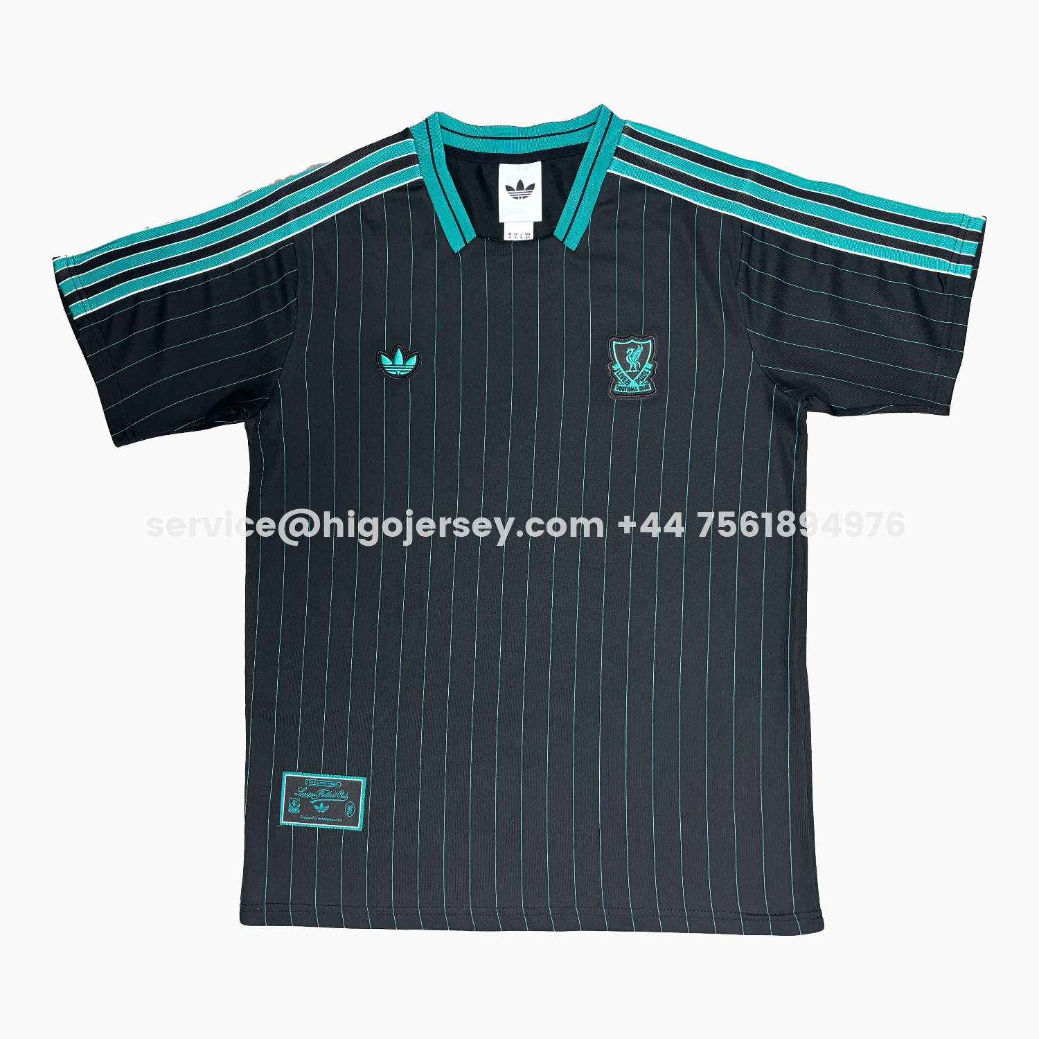 Higojerseys-Liver.pool 25-26 Icon Range Travel Special Edition Black Jersey - Fans Version