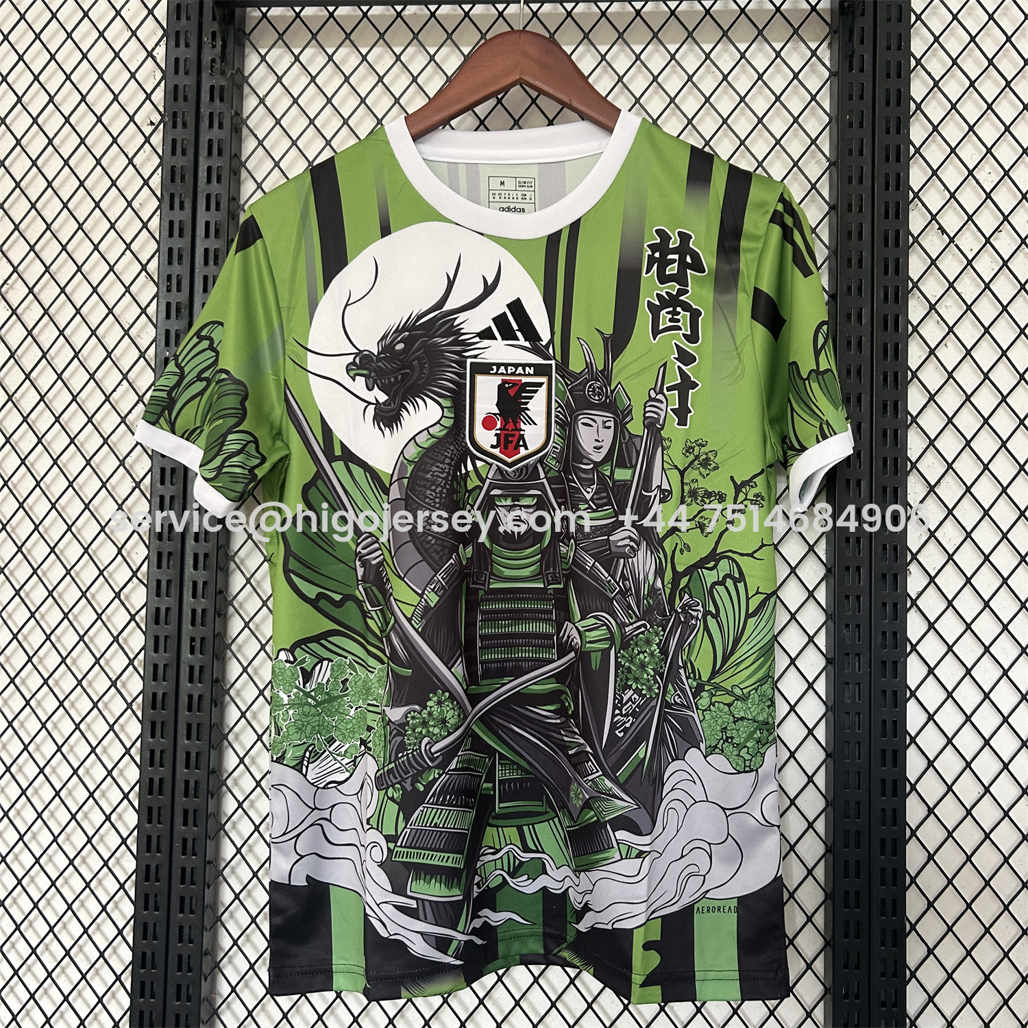 Higojerseys-Japan 25-26 Sword Warrior And Dragon Green Special Jersey - Fans Version