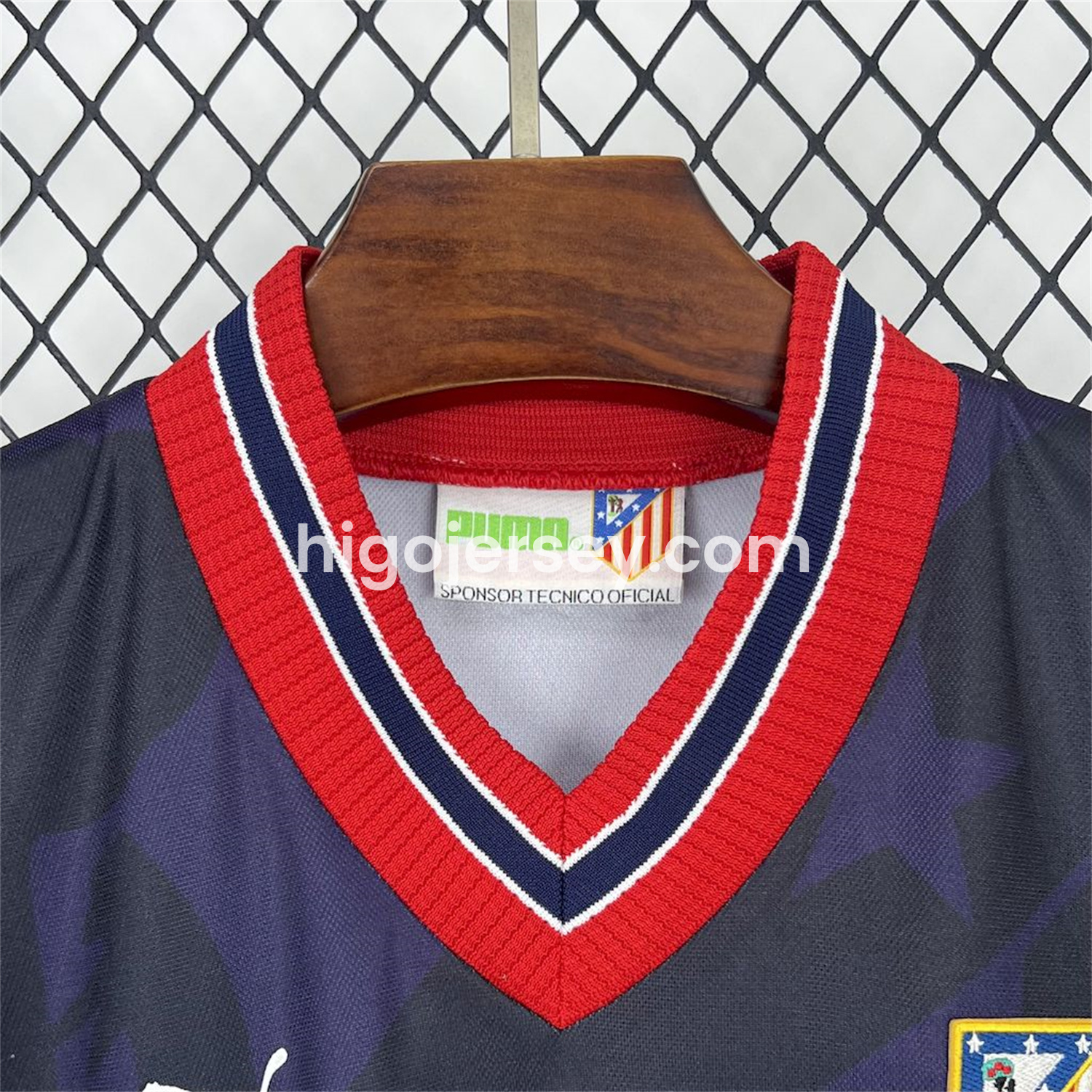 Higojerseys-Retro Atletico Madrid 1995-96 Third Jersey