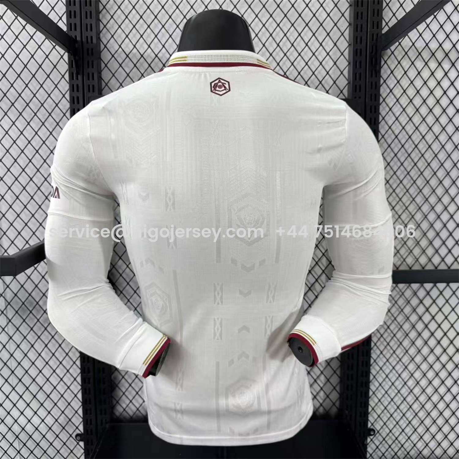 Higojerseys-Arsenal 25-26 Third White Long Sleeves Jersey - Player Version