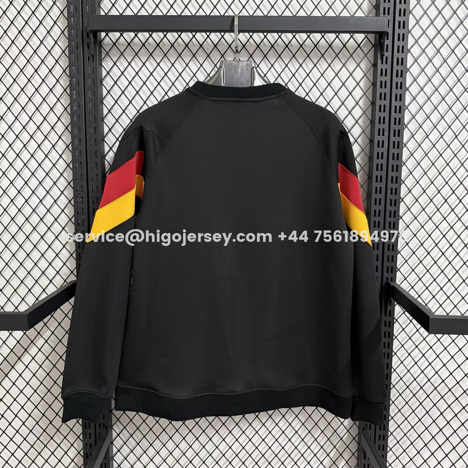Higojerseys-Germany 2026 Retro Style Black Unisex Pullover Hoodie
