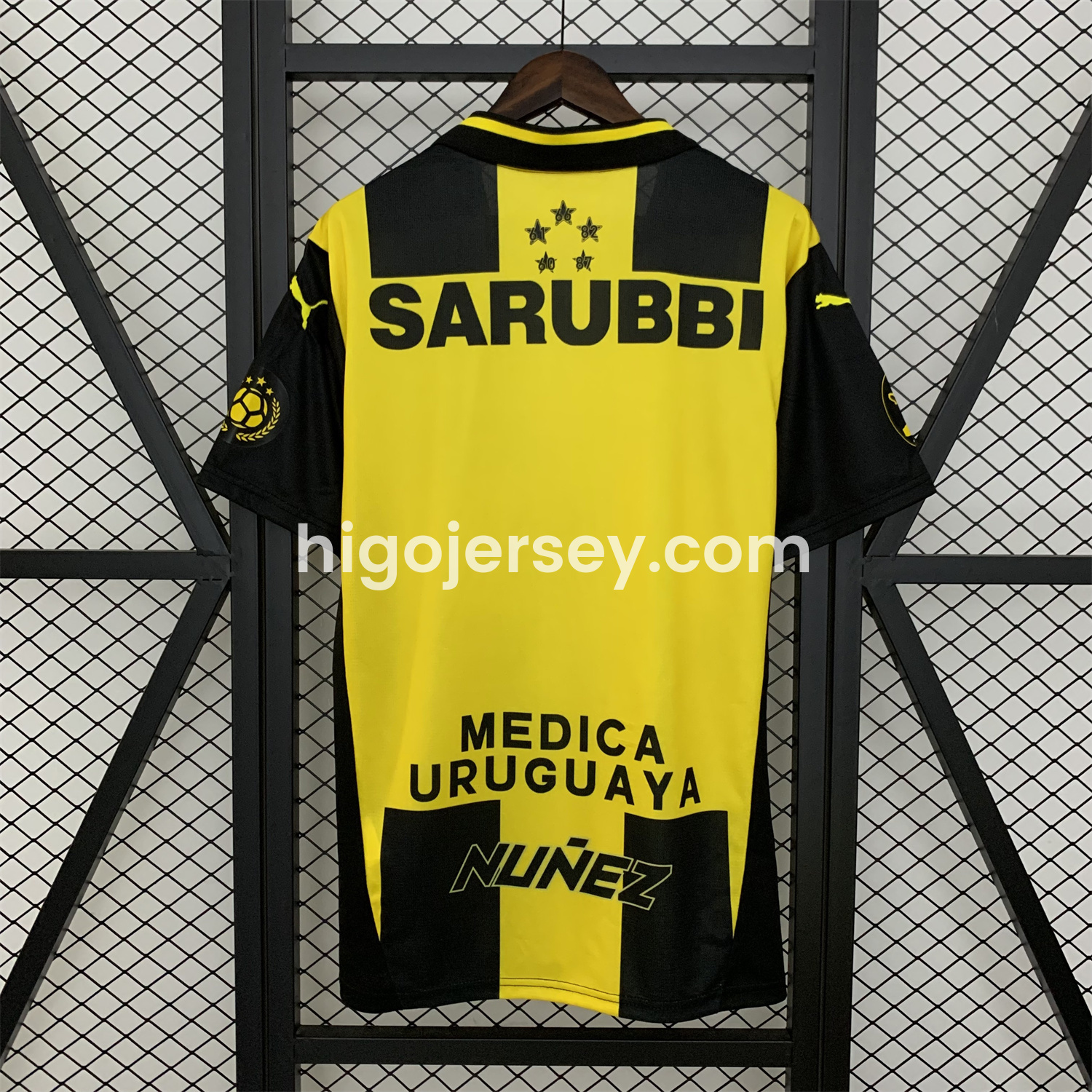 Higojerseys-Peñarol 25-26 Home Jersey - Fans Version