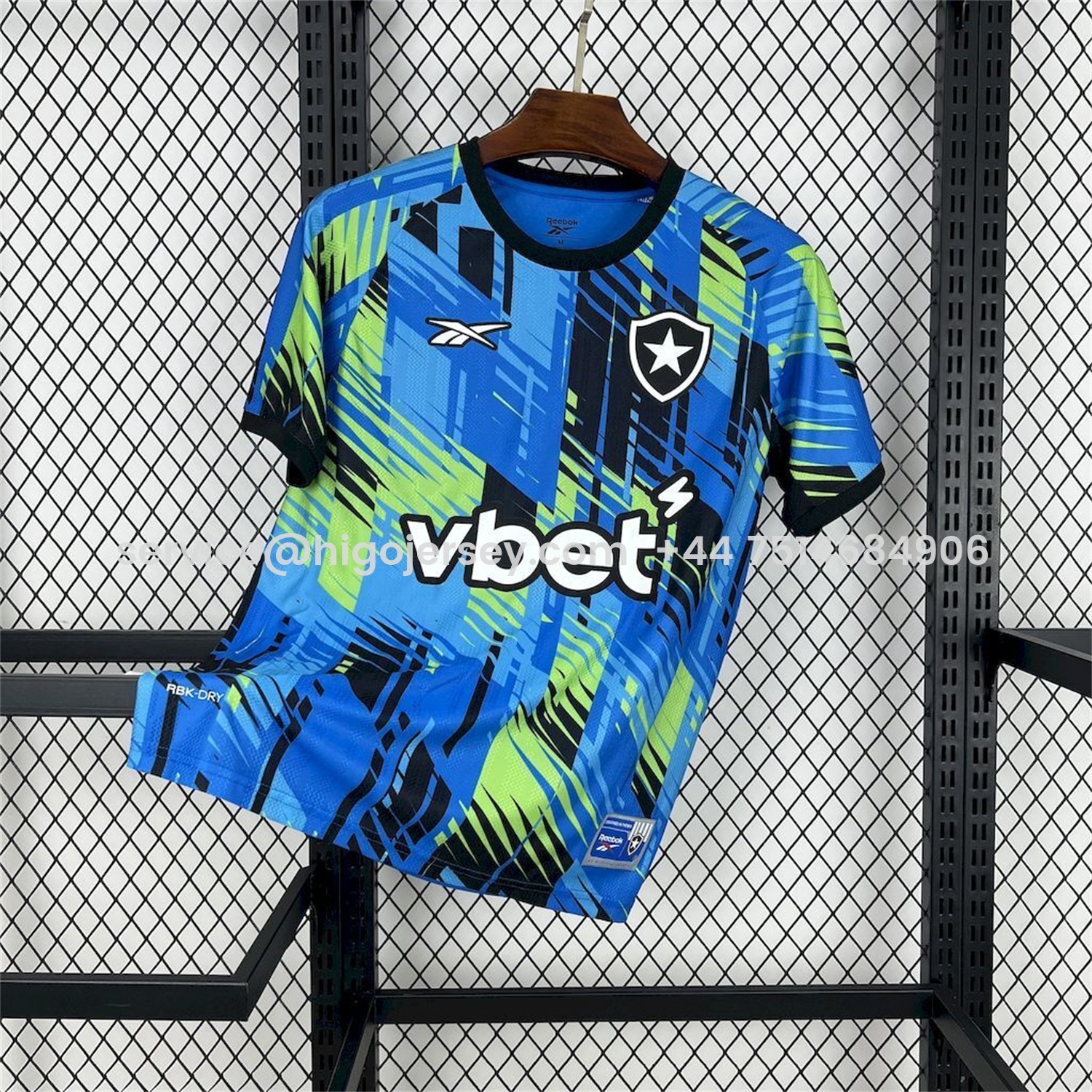 Higojerseys-Botafogo 25-26 Goalkeeper Blue Jersey - Fans Version