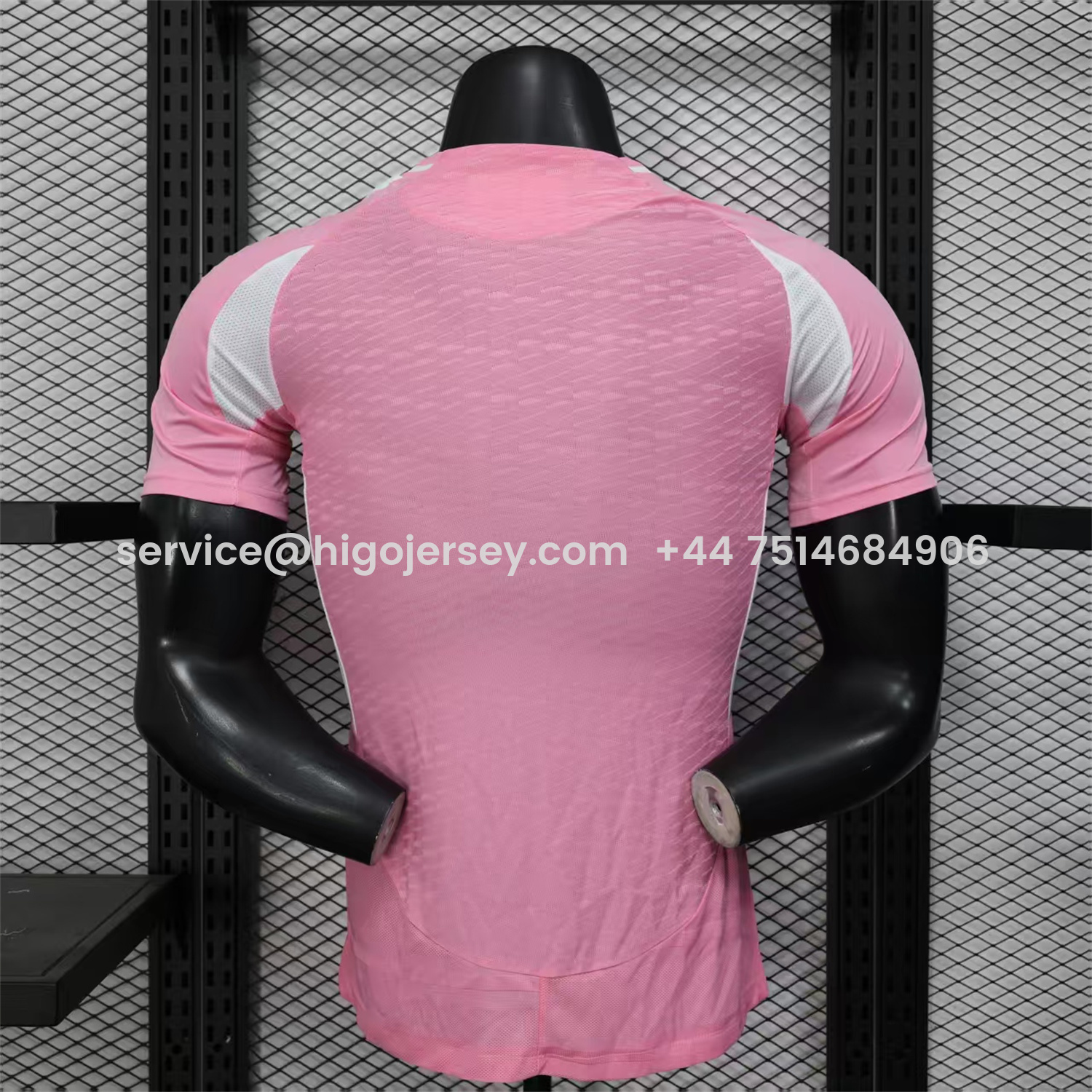 Higojerseys-Argentina 25-26 Pink & White Training Jersey - Player Version