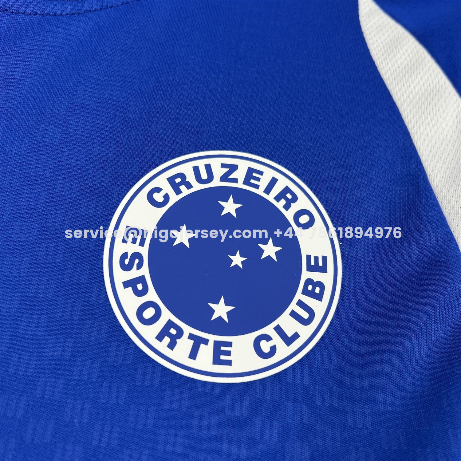 Higojerseys-Cruzeiro 25-26 Pre-Match Ocean Blue Jersey - Fans Version