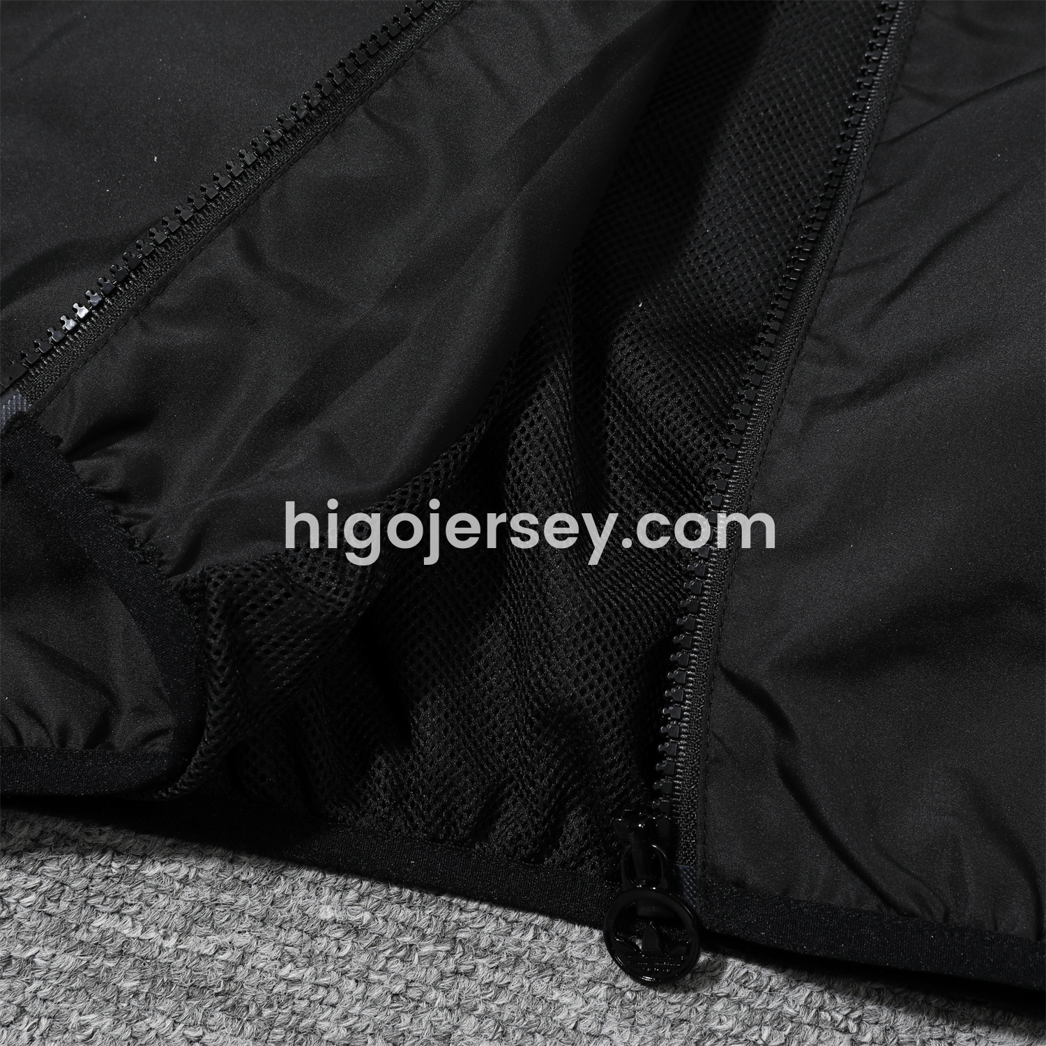Higojerseys-Juventus 25-26 Terrace Icon Windbreaker Jacket - Black