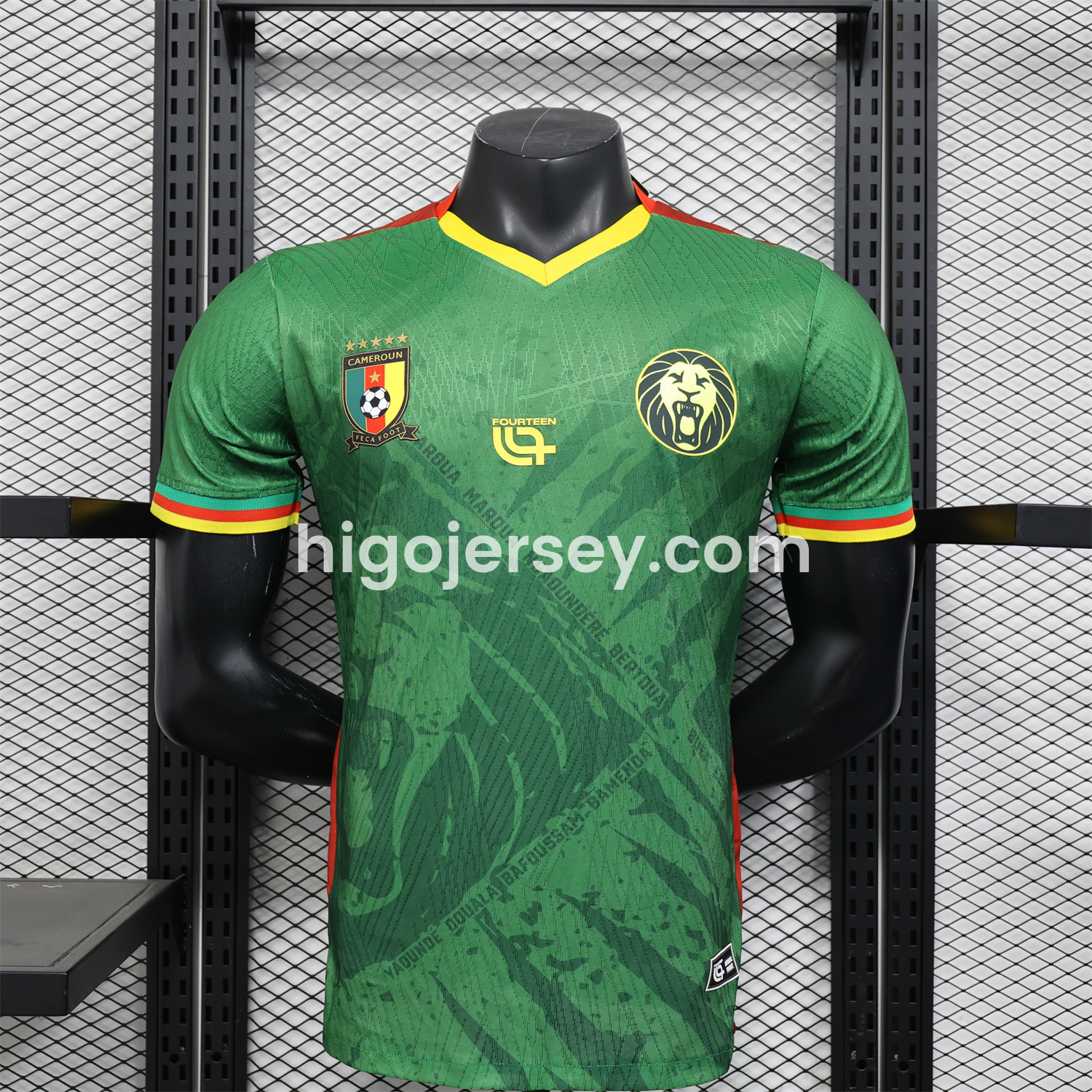 Higojerseys-Cameroon 25-26 Home Jersey - Player Version