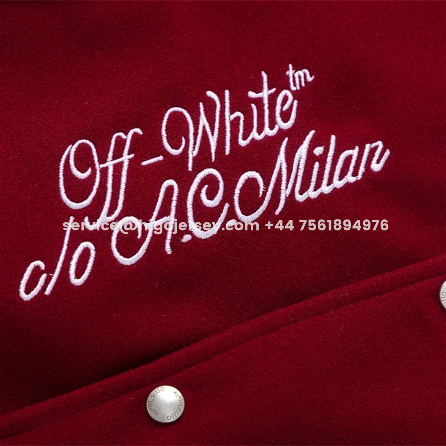 Higojerseys-AC Milan 25-26 Off-White Warm Windbreaker Jacket - Wine Red And Black