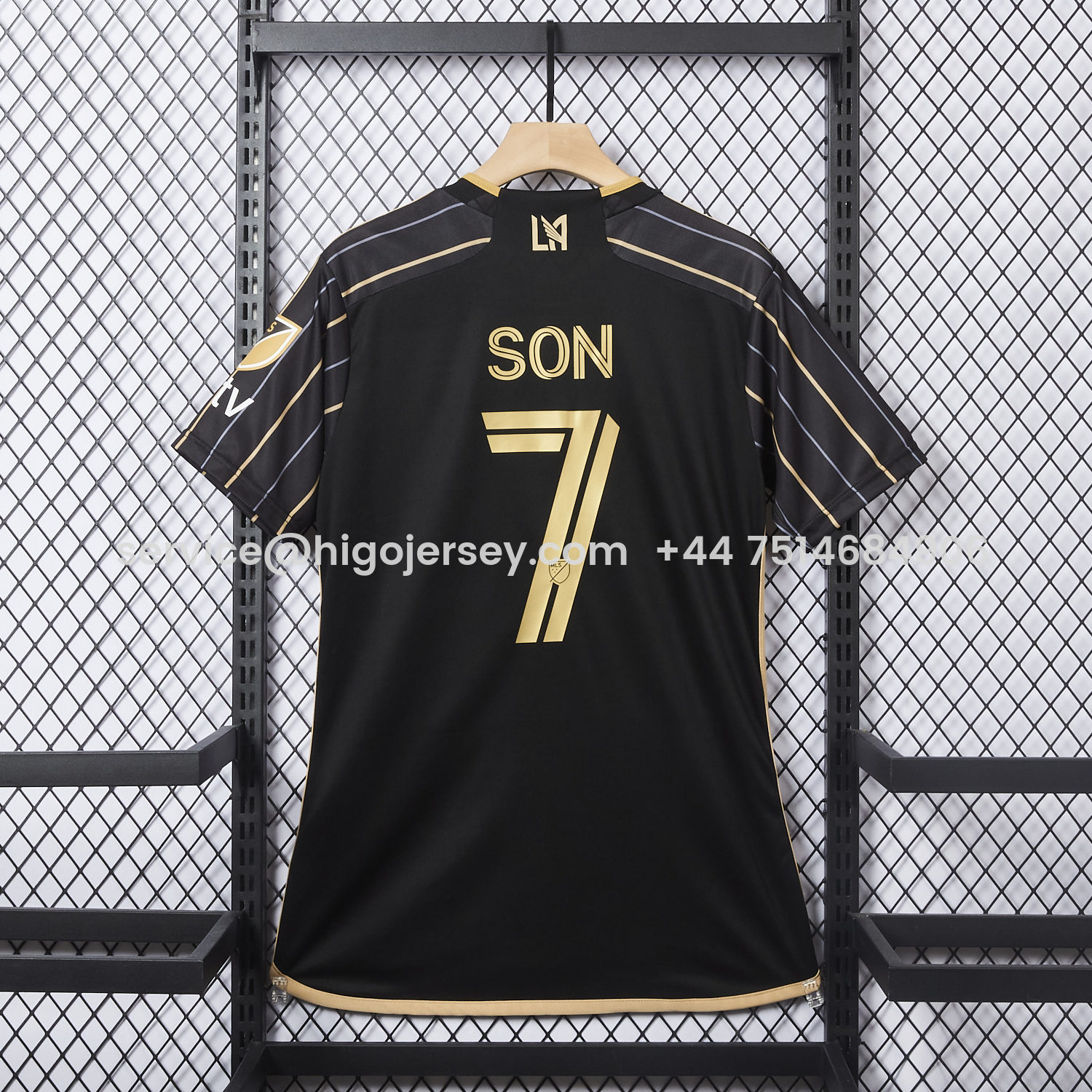 Higojerseys-Los Angeles FC 25-26 Home Black Jersey - Fans Version