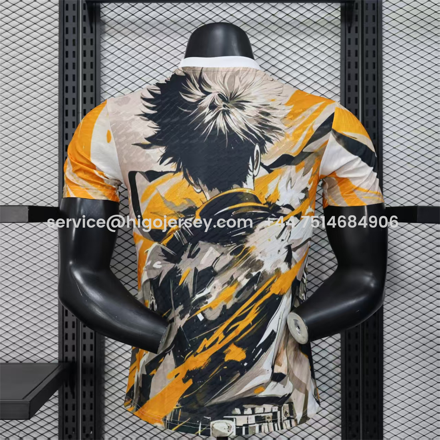 Higojerseys-Japan 25-26 Naruto Uzumaki's Nine-Tailed Fox Mode Special Jersey - Player Version