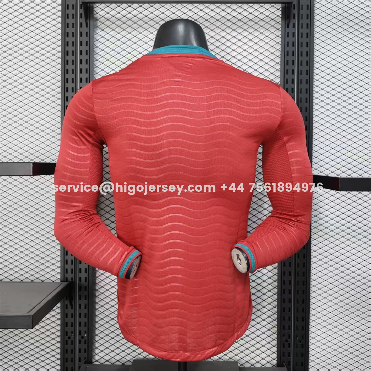 Higojerseys-Portugal 2026 Home Long Sleeves Jersey - Player Version